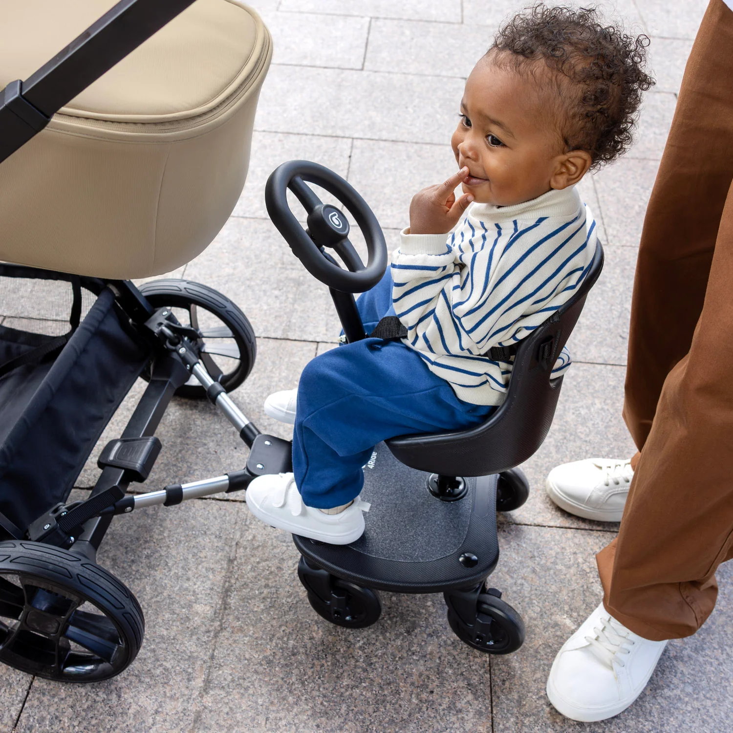 Be Cool 4ride Universal Buggy Board – 4-Wheel Standing Platform for Second Child - Image 9