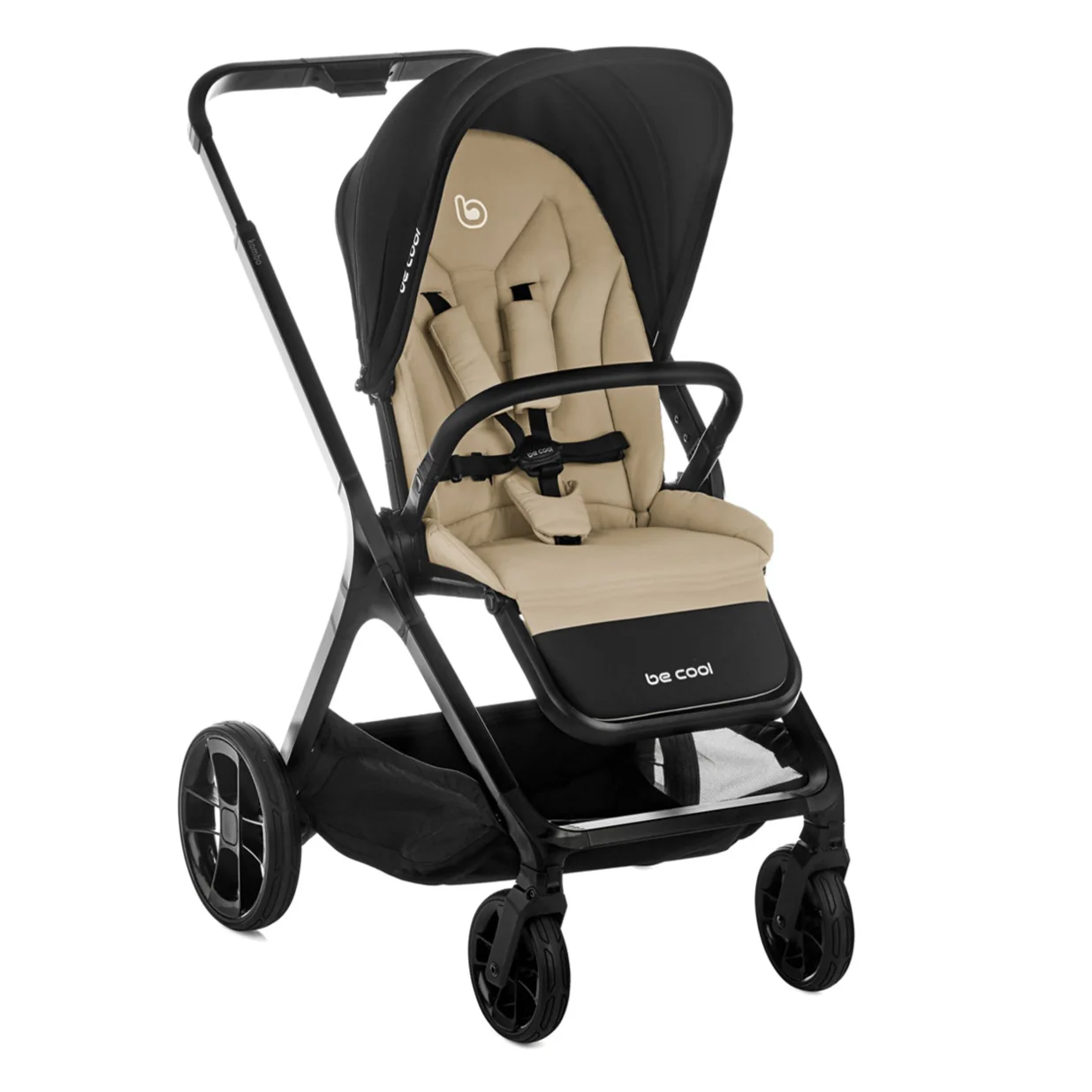 Be Cool Kombo Trio: Pushchair + Carrycot + i-Size Travel Baby Carrier, Be Rock - Image 11