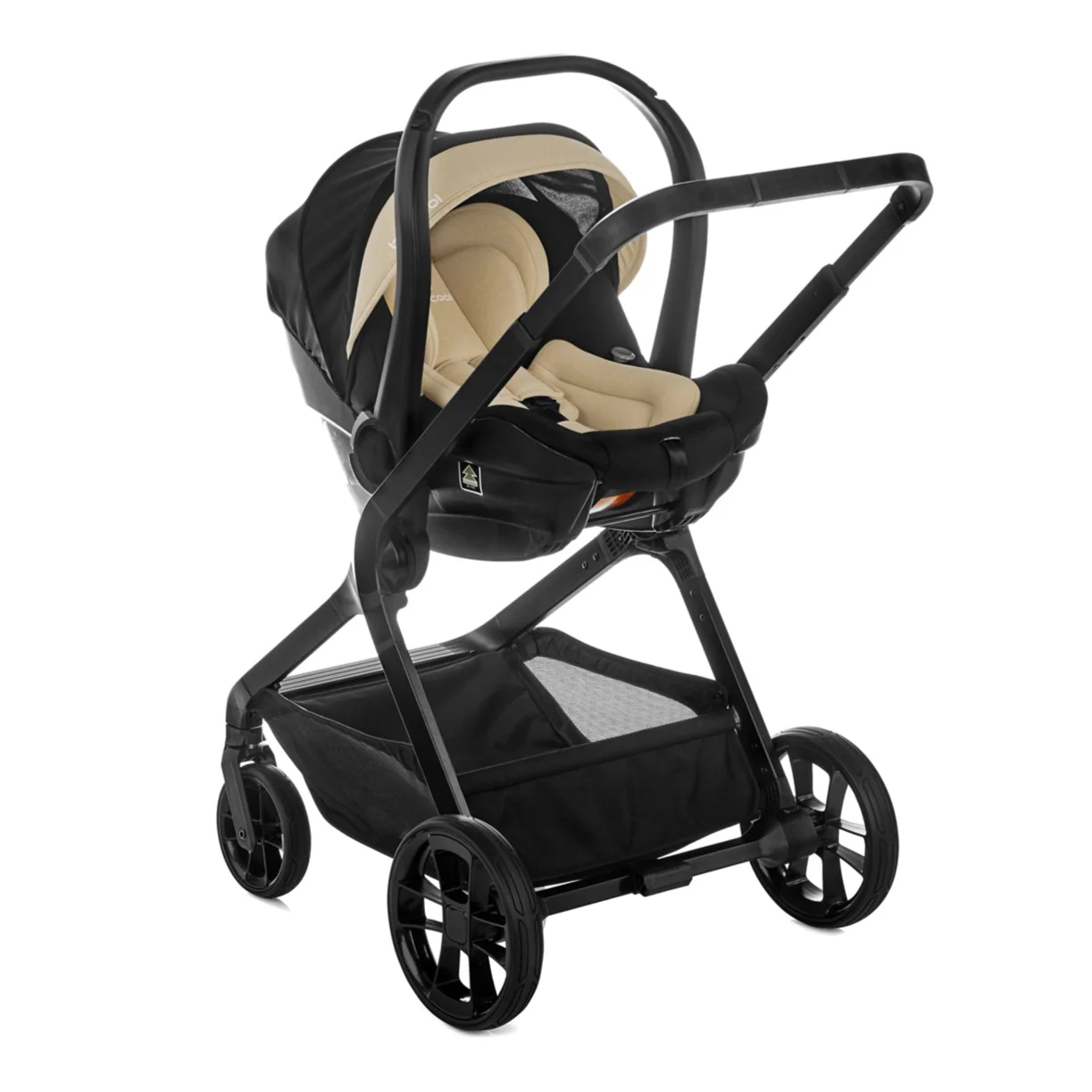 Be Cool Kombo Trio: Pushchair + Carrycot + i-Size Travel Baby Carrier, Be Rock - Image 13