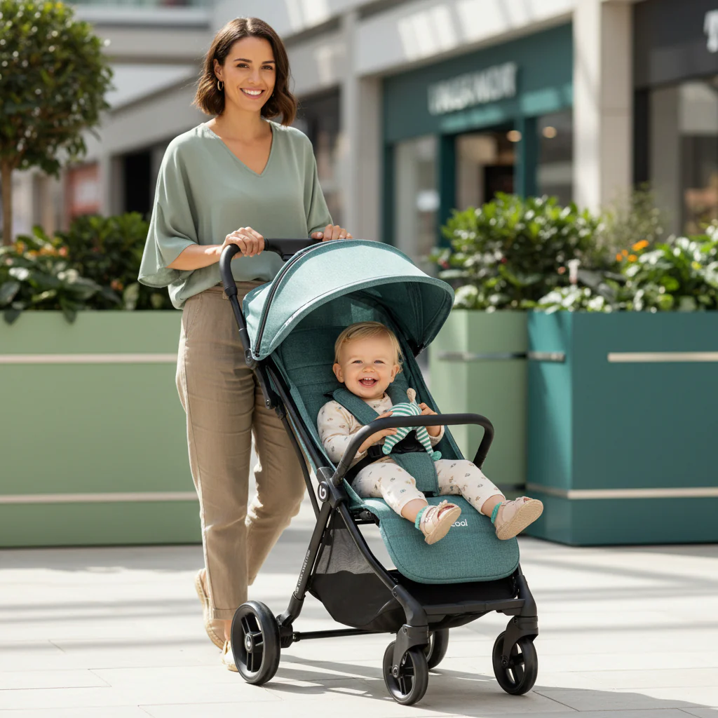 Be Cool Quick Fold Lightweight Pushchair – Compact Fold Stroller 0-22kg, 0-4 years - Image 19