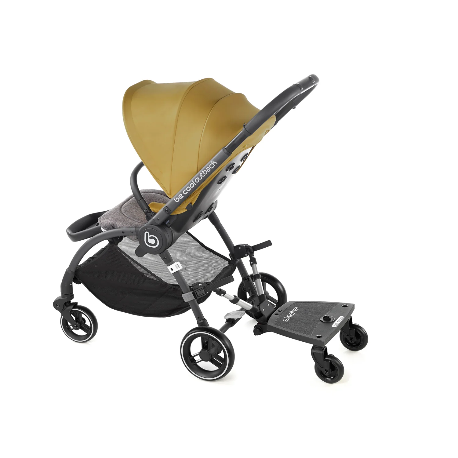 Be Cool Skate Universal Buggy Platform + Seat Unit – Seated or Standing Ride-On Board for Second Child - Image 15
