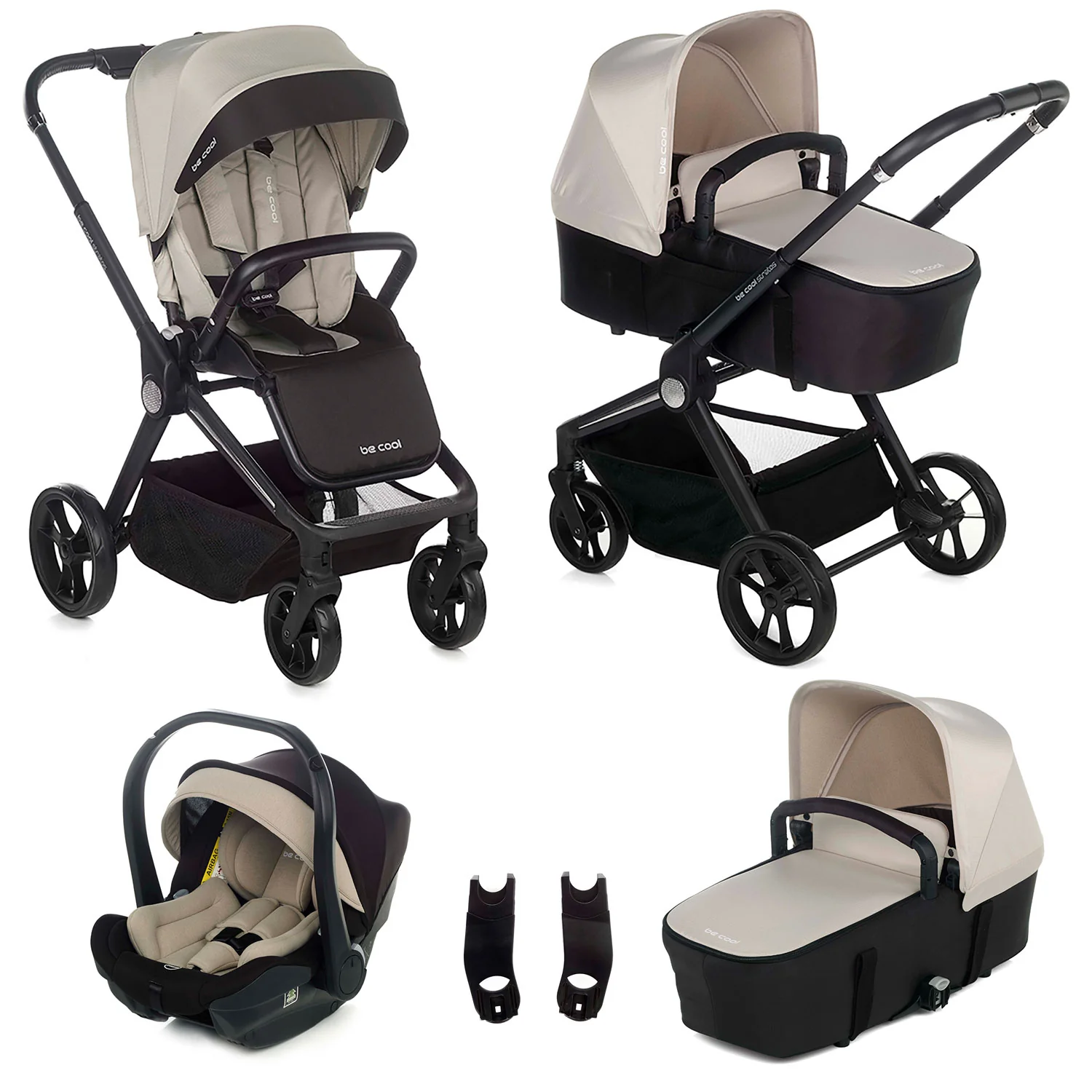 Be Cool Stratos 3in1 Travel System, with i-Size Car Seat - Image 20