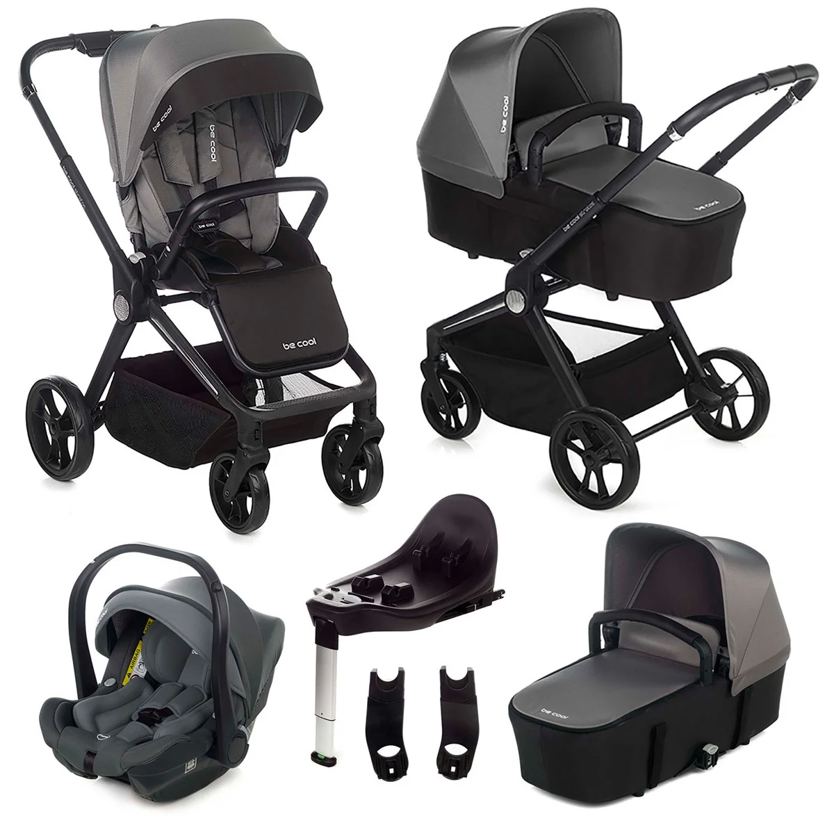 Be Cool Stratos 3in1 Travel System, with i-Size Car Seat - Image 21