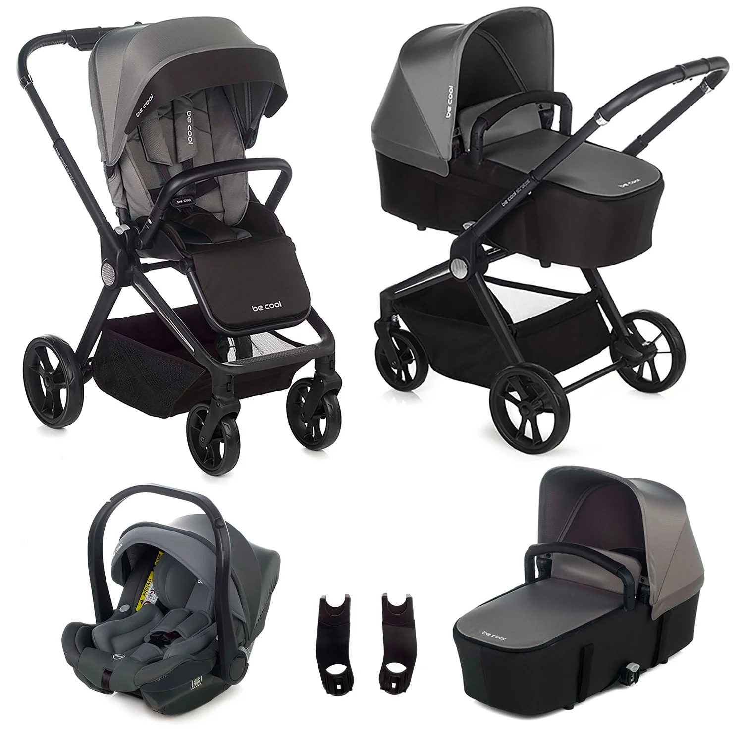 Be Cool Stratos 3in1 Travel System, with i-Size Car Seat - Image 29