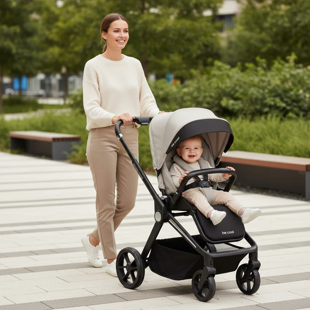 Be Cool Stratos 3in1 Travel System, with i-Size Car Seat - Image 3
