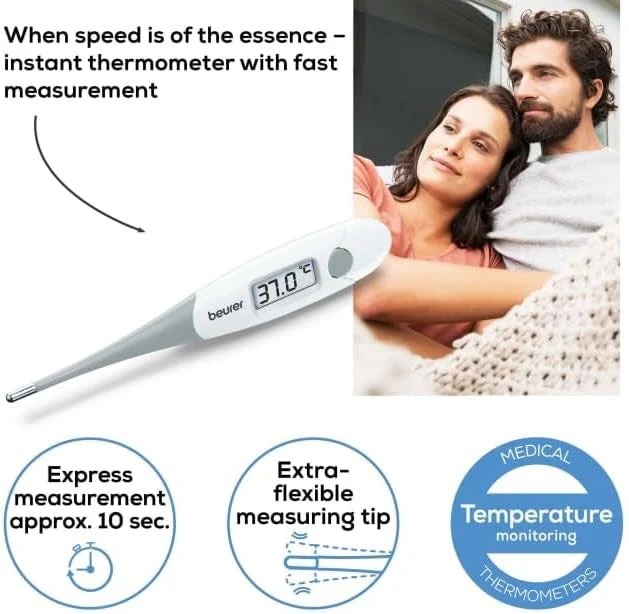 Beurer FT15/1 Digital Instant Thermometer with Flexible Tip - Image 4