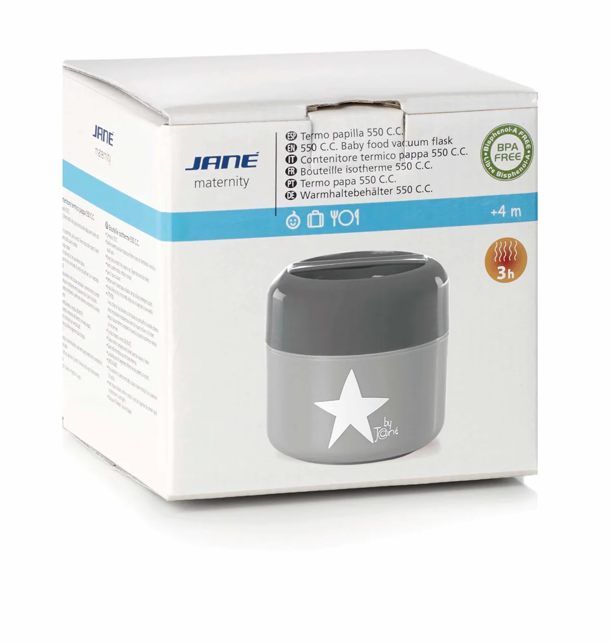 Baby Food Plastic Thermal Food Container with screw-on airtight lid - Vacuum Flask (550ml) - Image 7