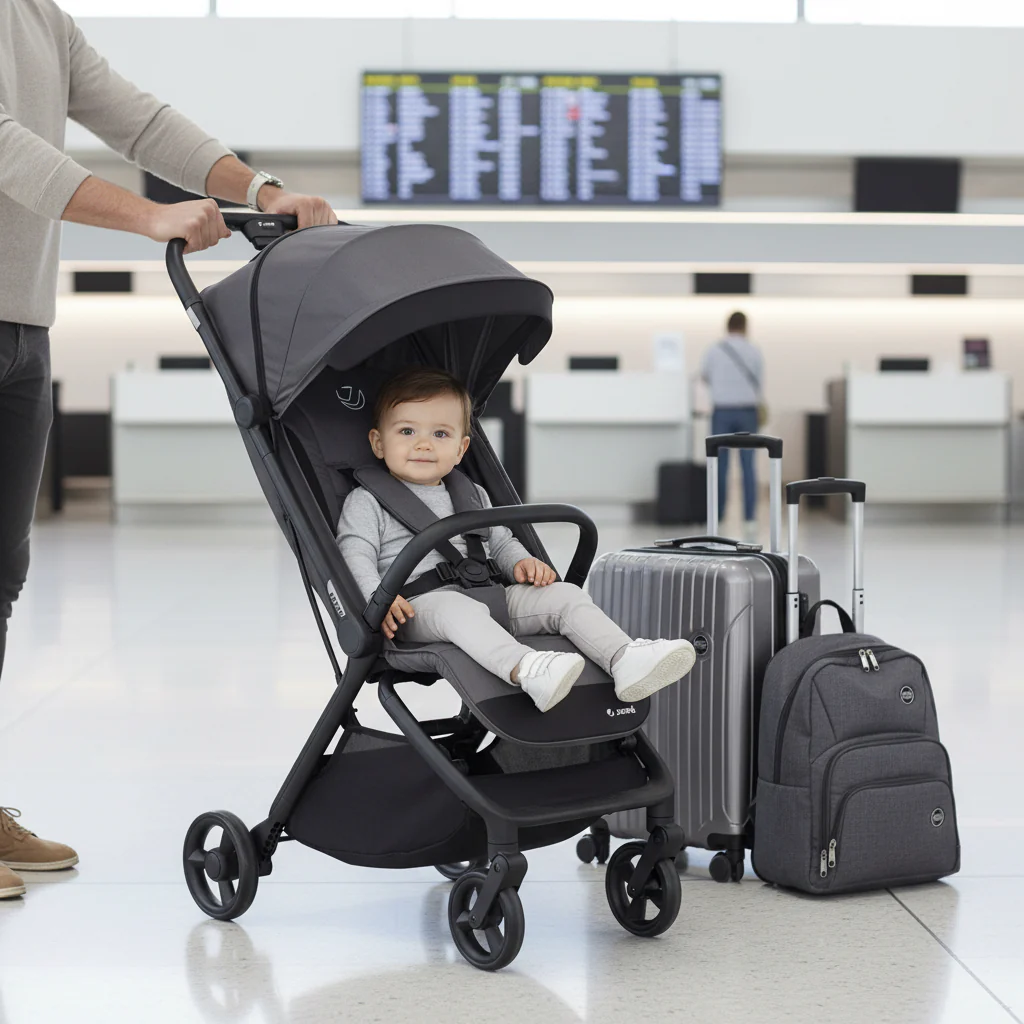 Jane Clap Lightweight Pushchair – Auto-Folding Compact Stroller for Travel & Everyday Use - Image 24