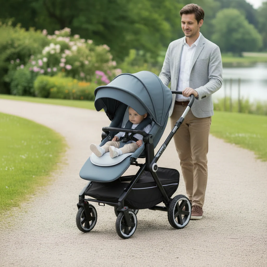 Jane Crosslight-3 Trio Kombibaby 360 Lie-Flat Car Seat Travel System - Image 55