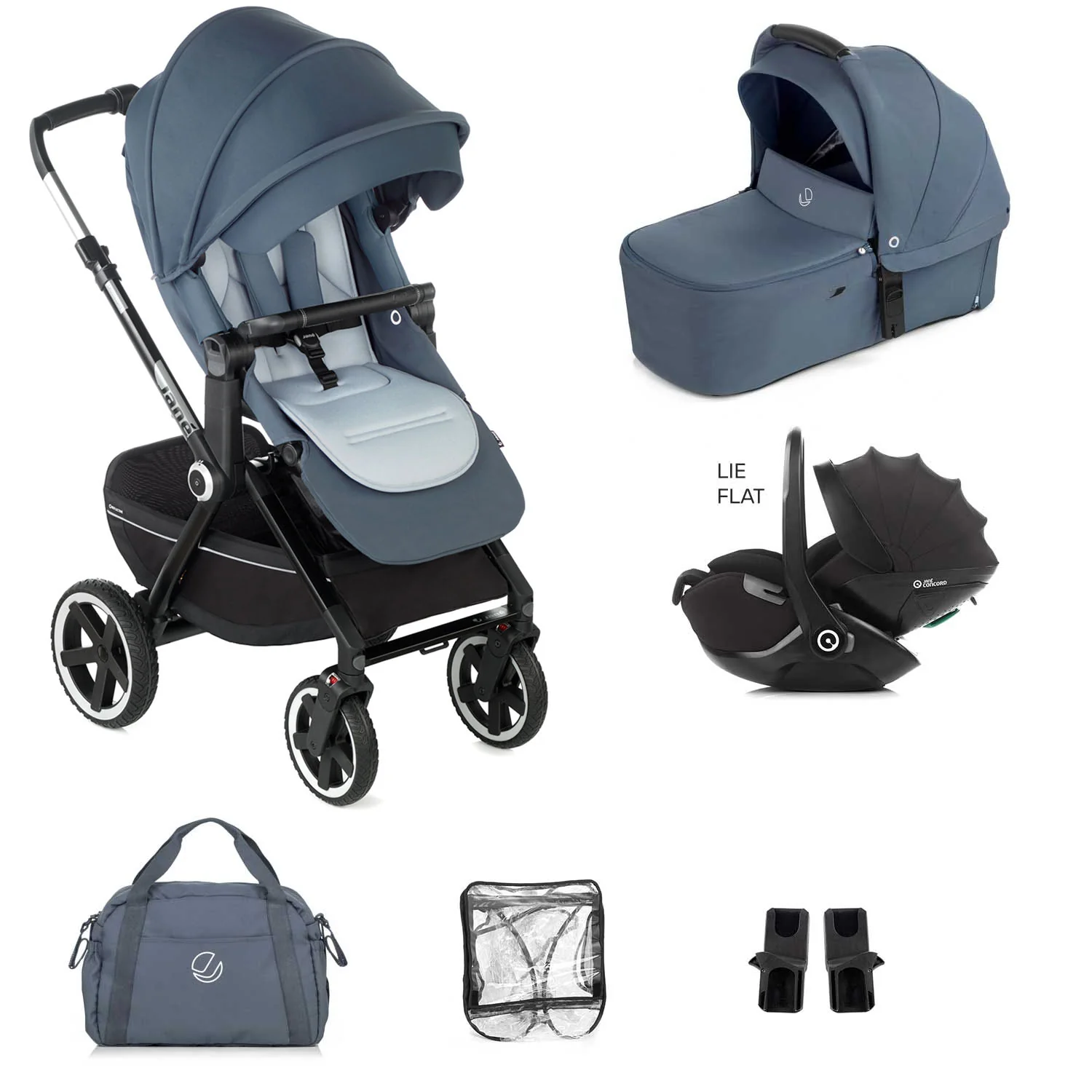 Jane Crosslight-3 Trio Kombibaby 360 Lie-Flat Car Seat Travel System - Image 52