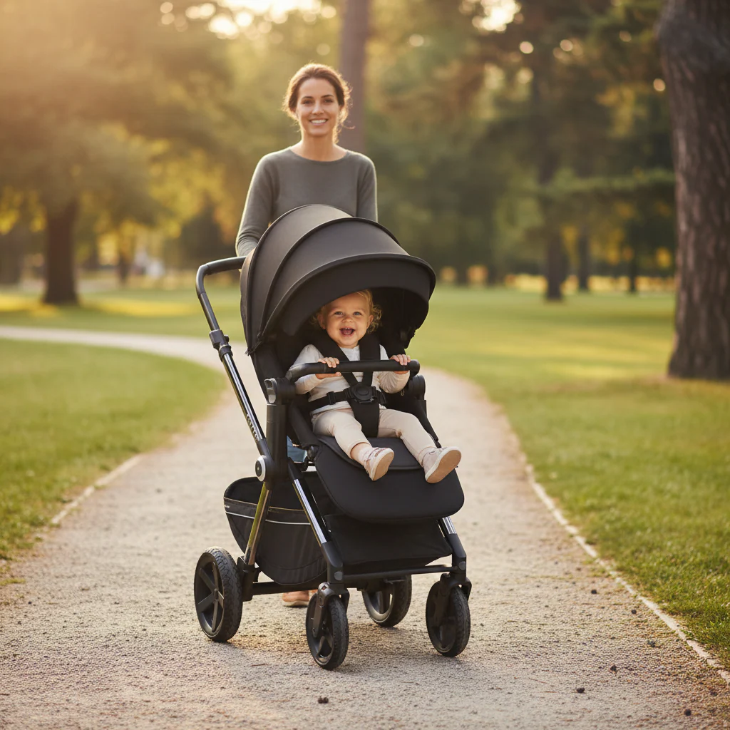 Jane Crosslight-3 Trio Kombibaby 360 Lie-Flat Car Seat Travel System, Special Edition Silver Shadow - Image 46