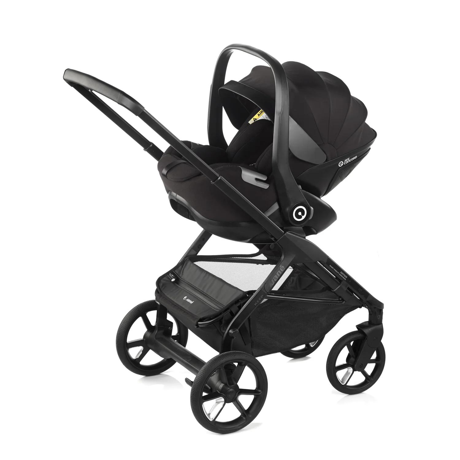 Jané Limited Edition Crosslight Pro Carbon 3in1 Travel System with Lie-Flat Kombibaby Car Seat - Image 10