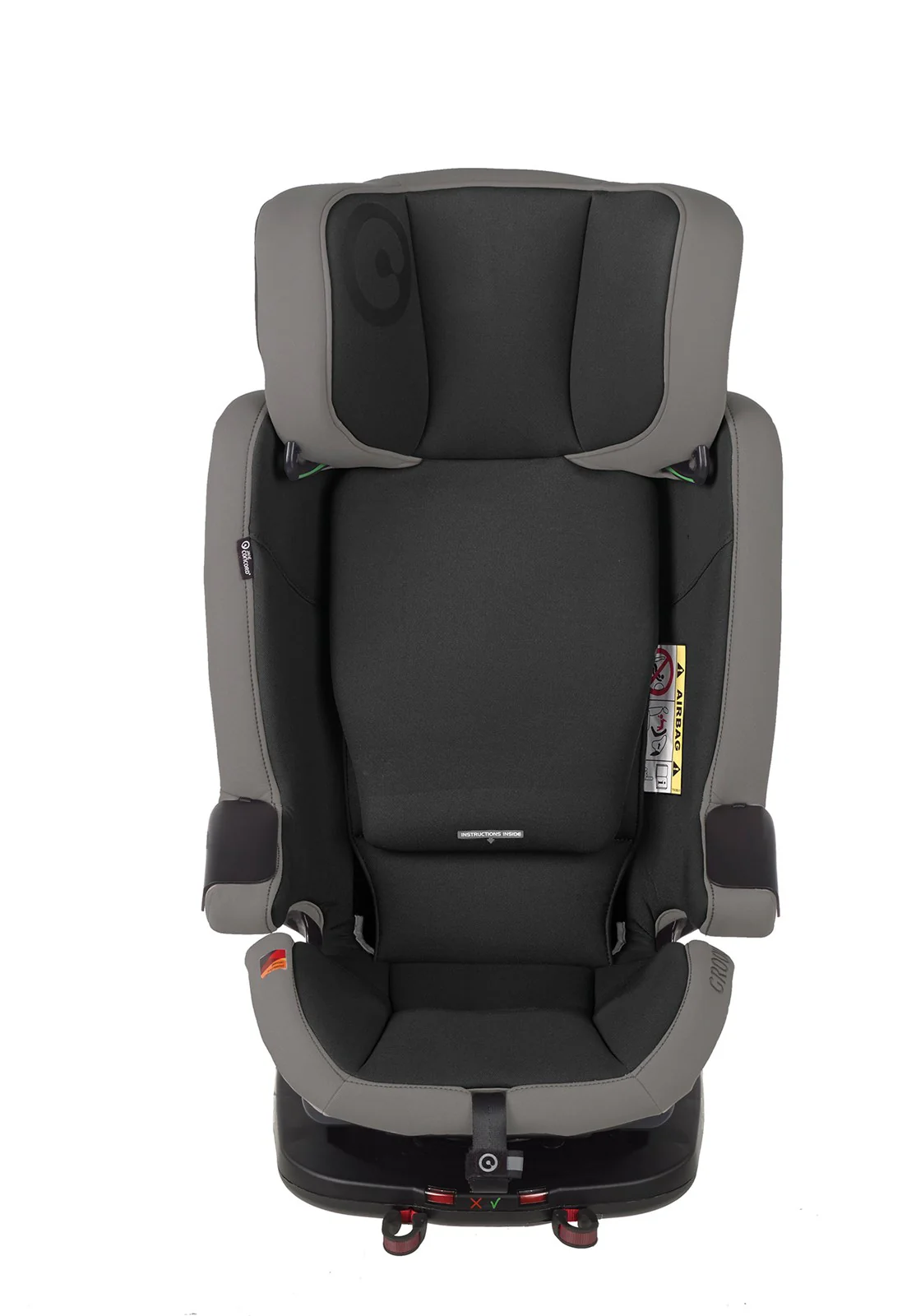 Jane Groowy + Nest i-Size Car Seat Combination 40-150cm, 0-12 Years, Matt Black - Image 18