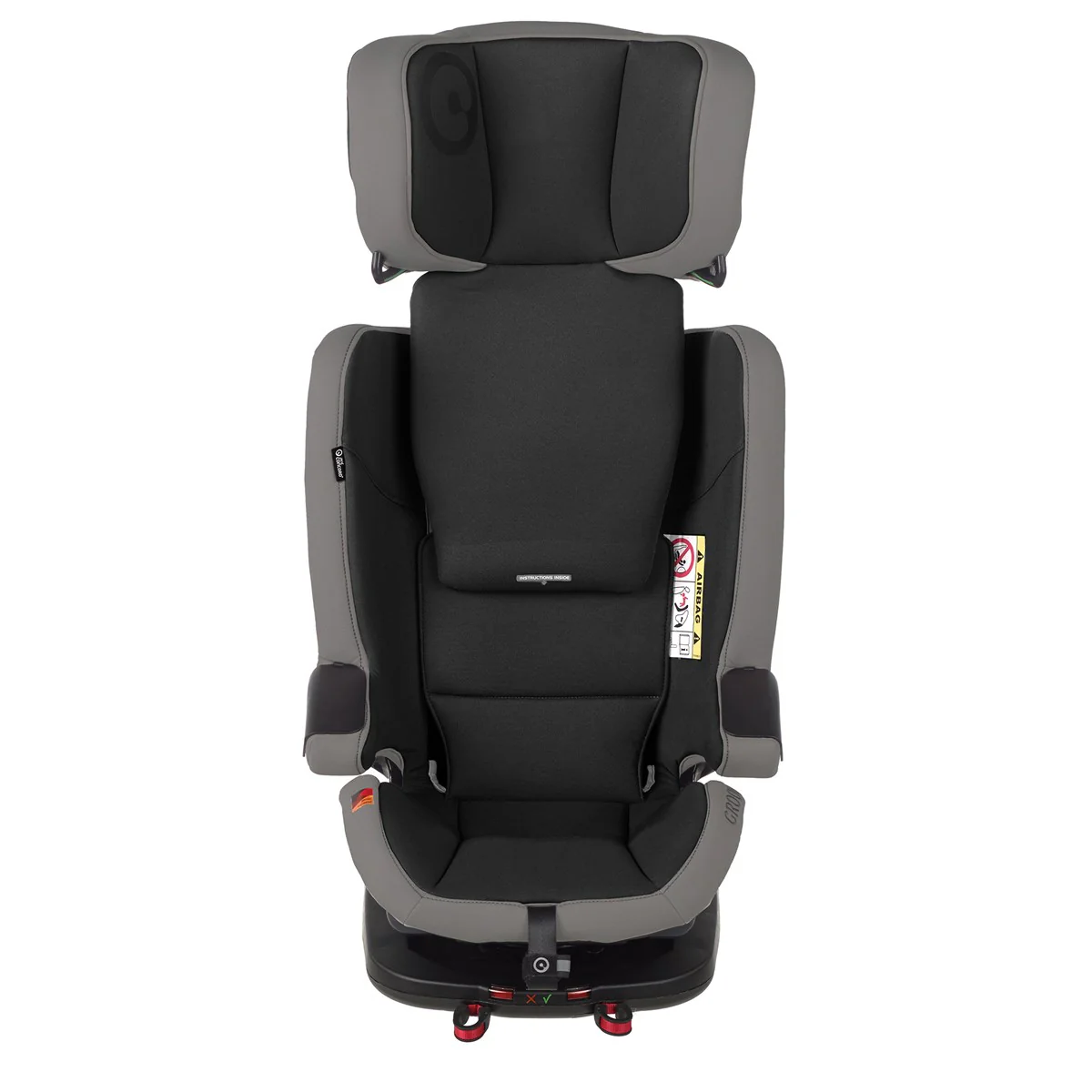 Jane Groowy + Nest i-Size Car Seat Combination 40-150cm, 0-12 Years, Matt Black - Image 19