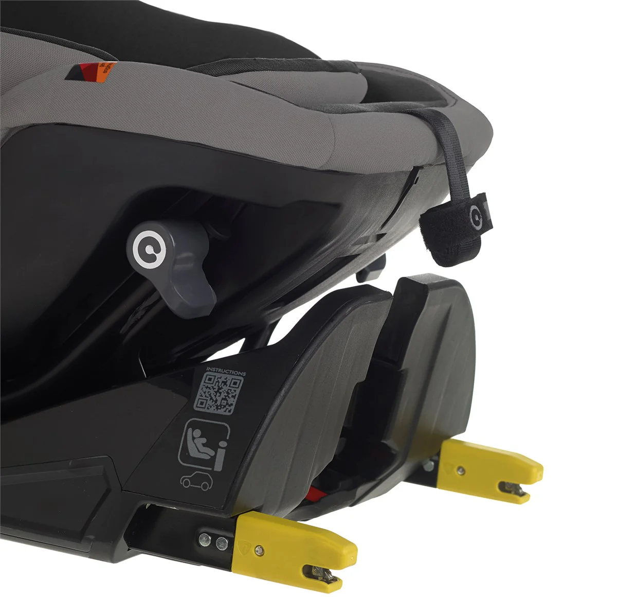 Jane Groowy + Nest i-Size Car Seat Combination 40-150cm, 0-12 Years, Matt Black - Image 20