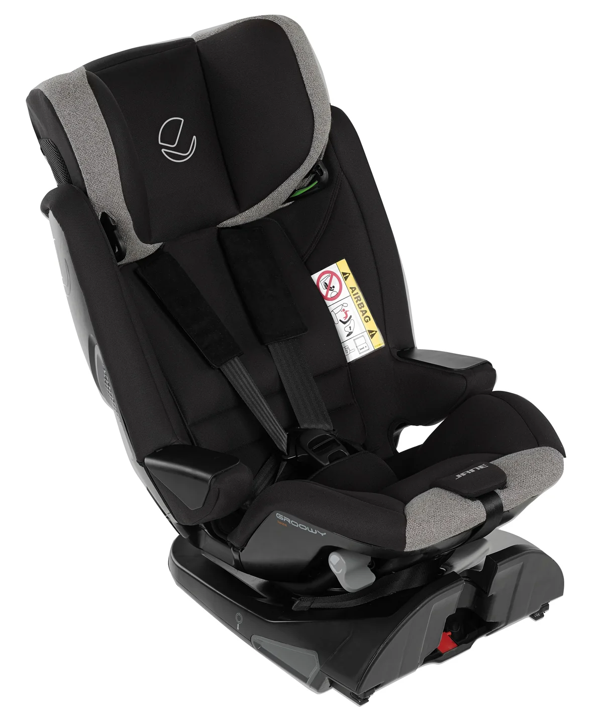 Jane Groowy + Nest i-Size Car Seat Combination 40-150cm, 0-12 Years, Matt Black - Image 27