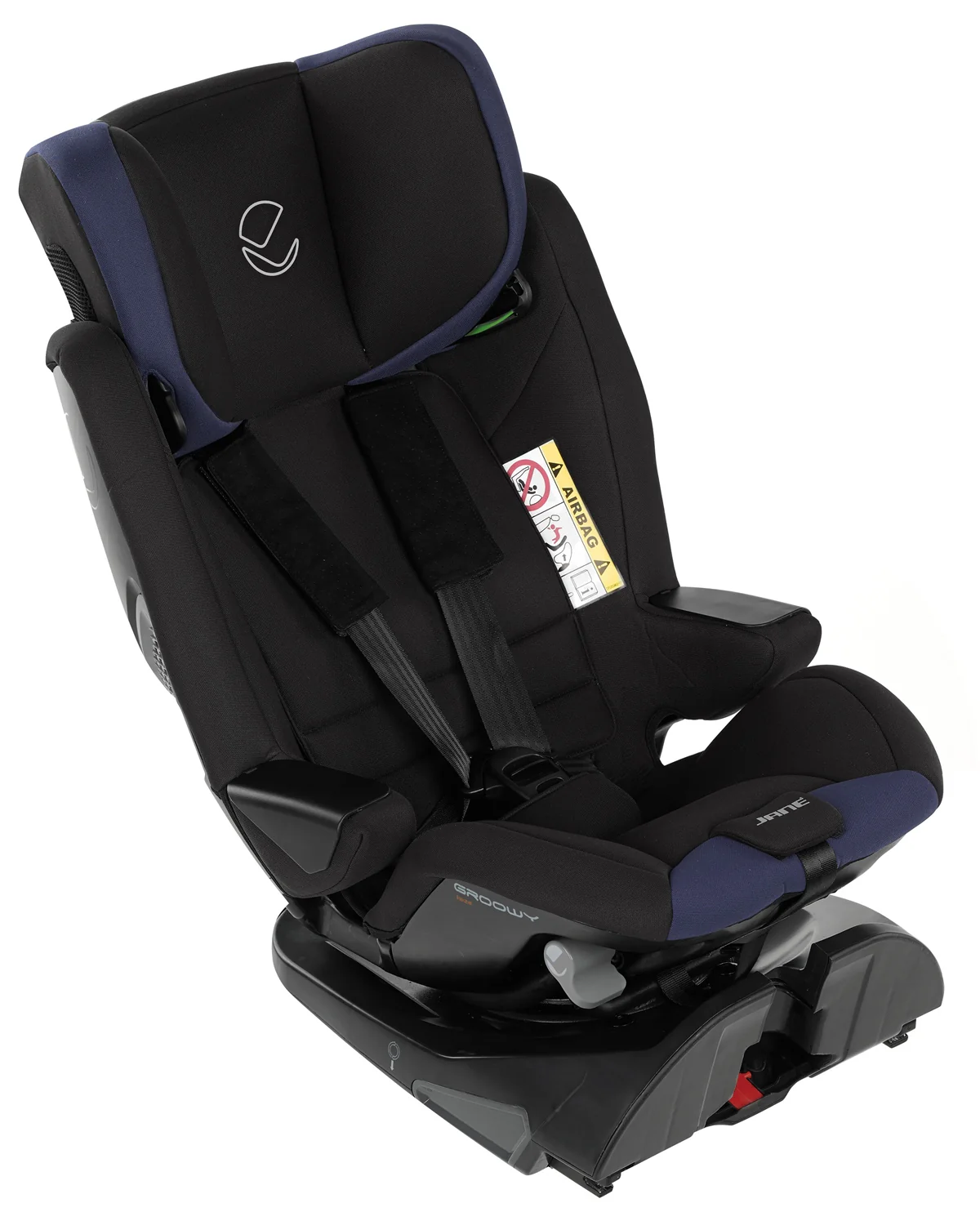 Jane Groowy + Nest i-Size Car Seat Combination 40-150cm, 0-12 Years, Matt Black - Image 31