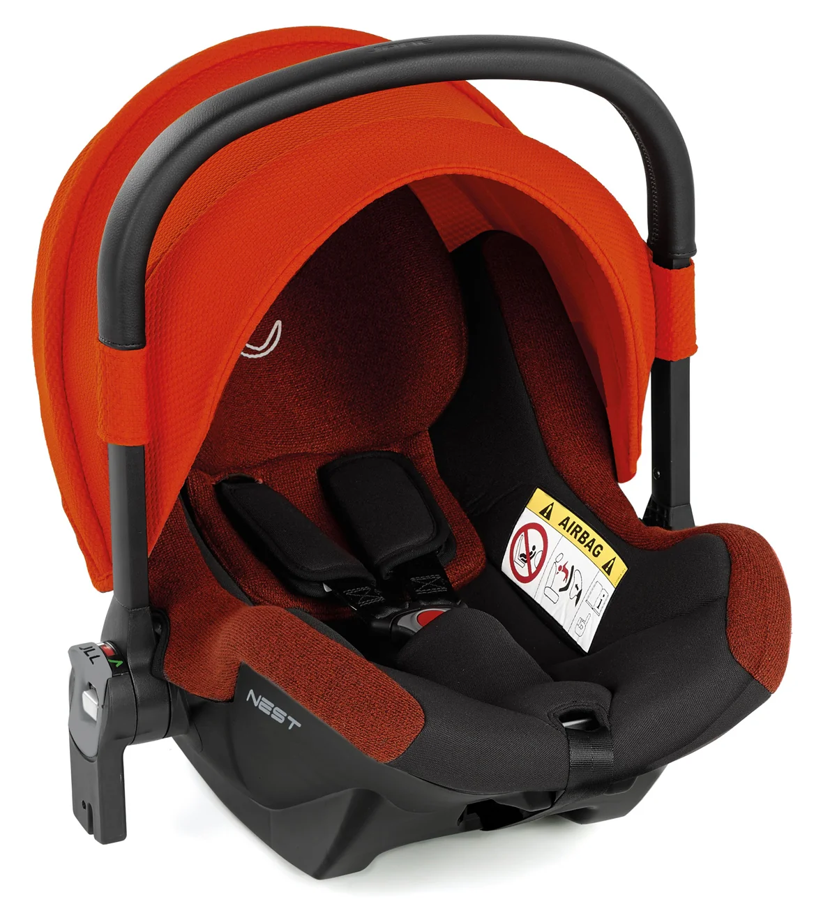 Jane Groowy + Nest i-Size Car Seat Combination 40-150cm, 0-12 Years, Matt Black - Image 34