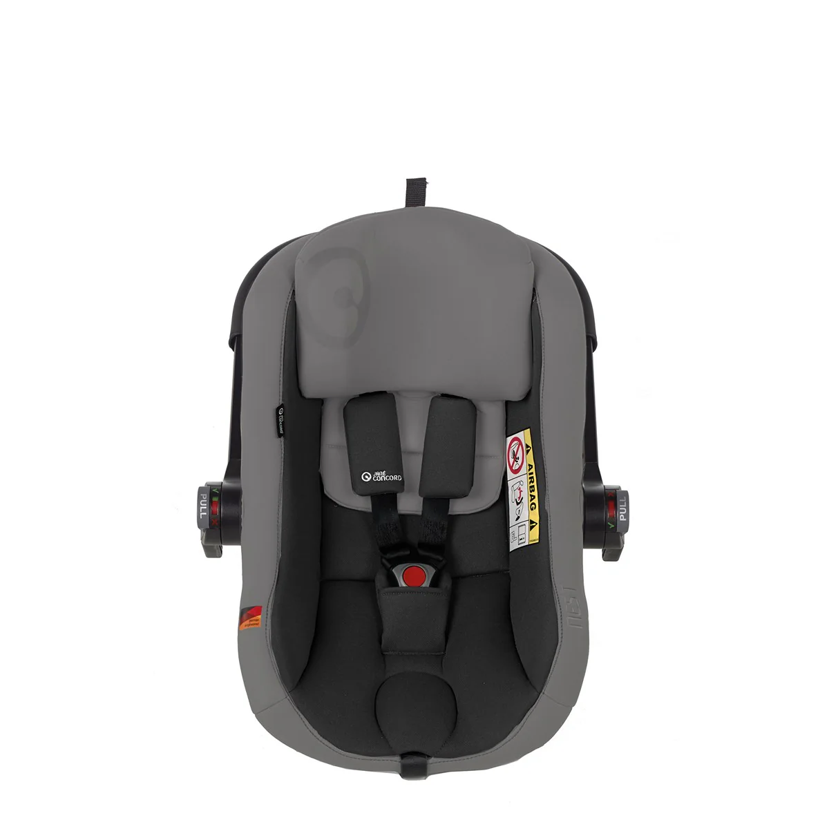 Jane Groowy + Nest i-Size Car Seat Combination 40-150cm, 0-12 Years, Matt Black - Image 7