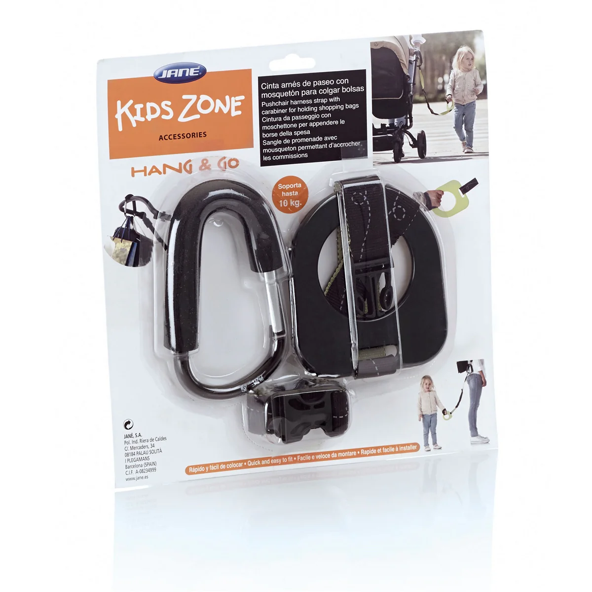 Jane Hang & Go Harness with Carabiner Clip for Shopping Bags - Image 3