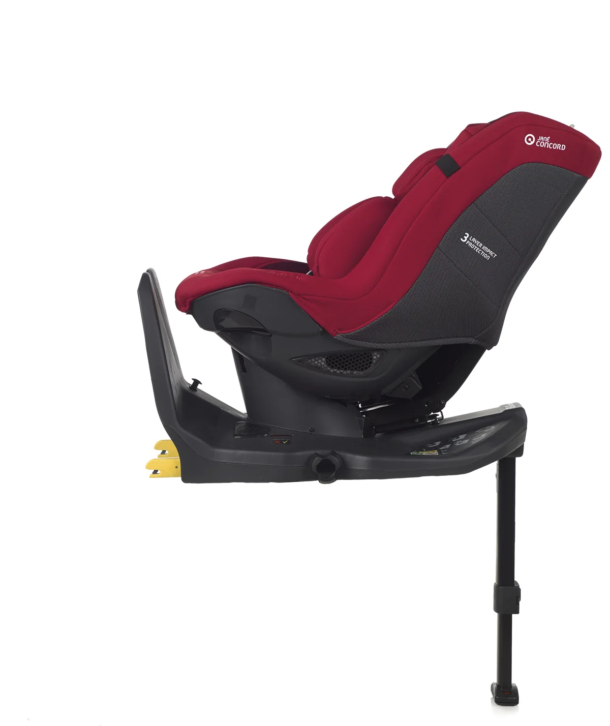 Jané Ikonic R iSize 360 Swivel Car Seat 40-105cm, 0-4 Years, Matt Black - Image 12