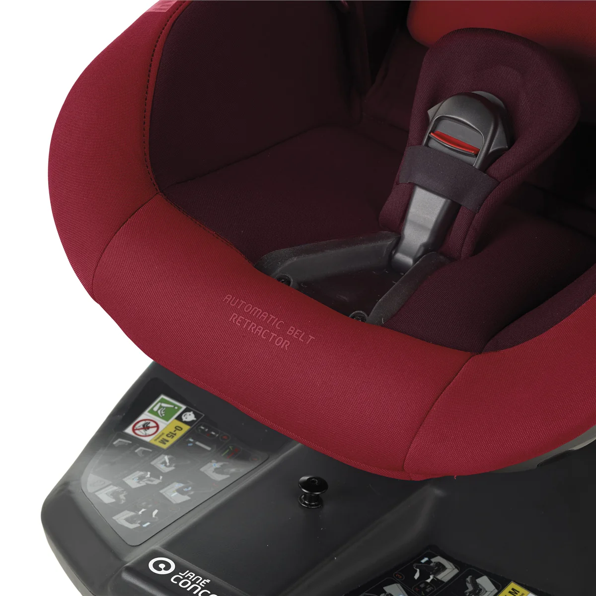 Jané Ikonic R iSize 360 Swivel Car Seat 40-105cm, 0-4 Years, Matt Black - Image 5