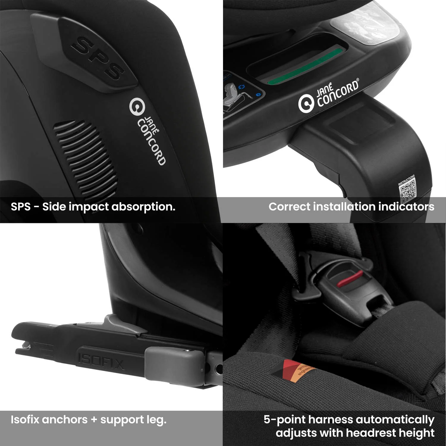 Jane iRaid 360 Swivel i-Size Car Seat, 0-12 years - Image 7