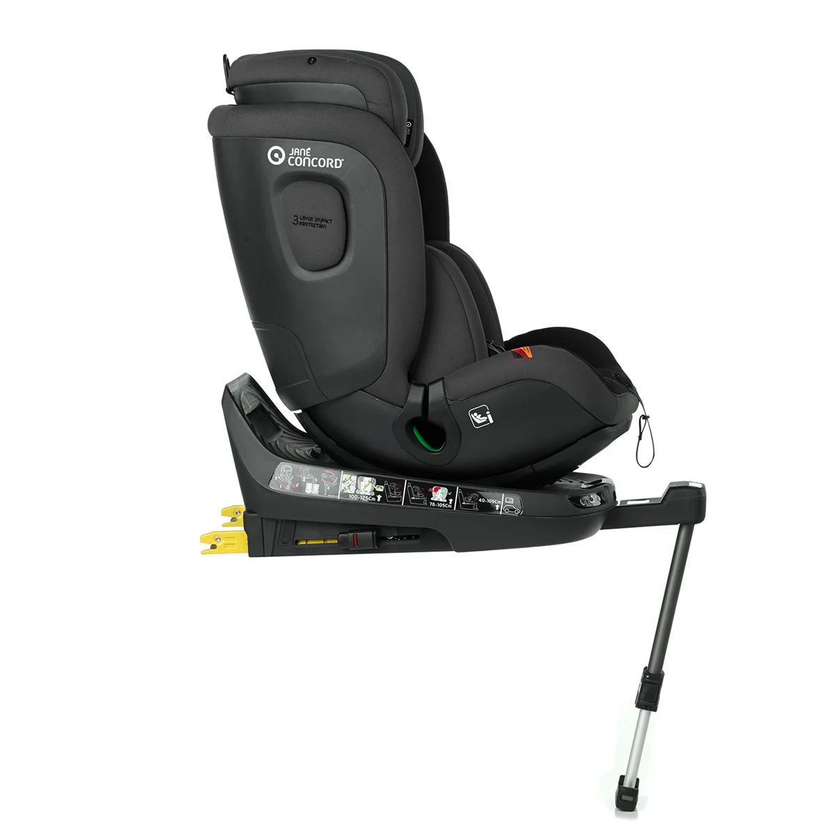 Jane iTourer 360° Swivel i-Size Car Seat, 40-125cm, 0-7 Years - Image 25