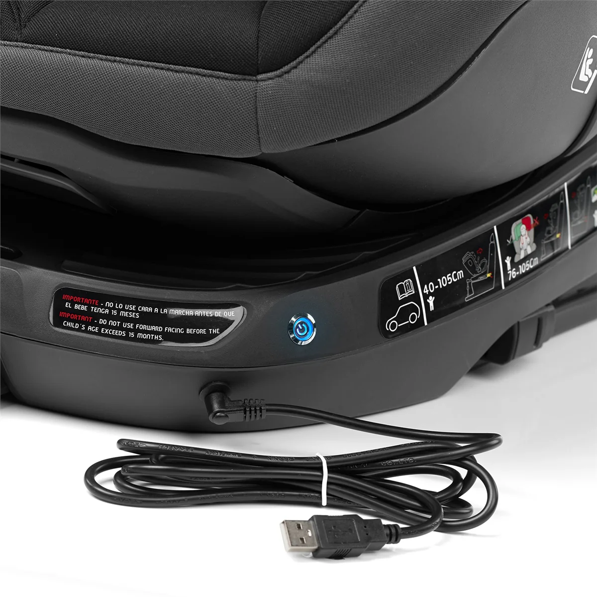 Jane iTourer 360° Swivel i-Size Car Seat, 40-125cm, 0-7 Years - Image 4