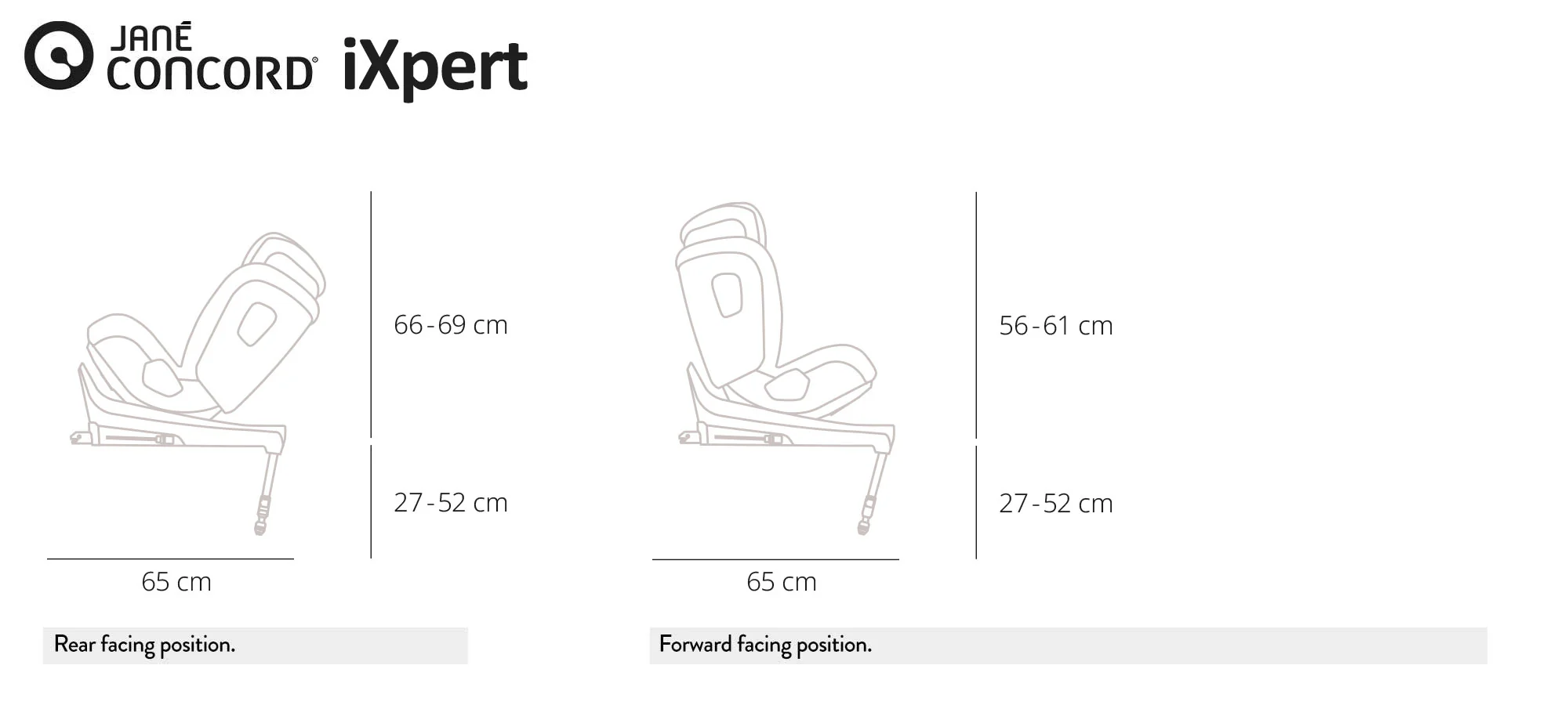 Jane iXpert 360° Swivel i-Size Car Seat 40-105cm, 0-4 Years - Image 34
