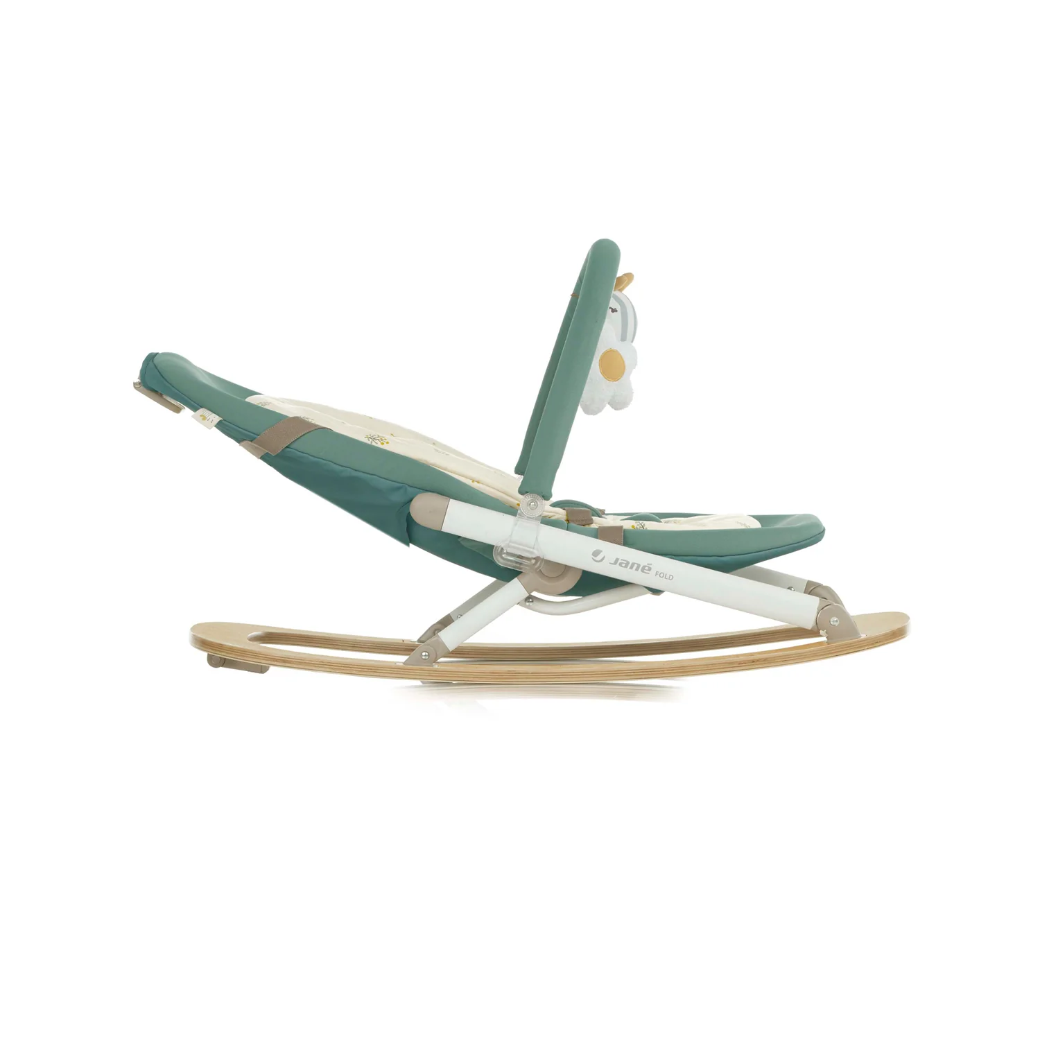 Jane Kalm Wooden Hammock – Natural Birch Rocker with Soft Padded Insert, Desert - Image 4