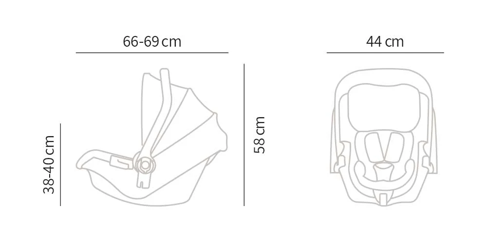 Jane Koos i-Size R1 Baby Car Seat 40 to 83cm, 0-18 Months - Image 41