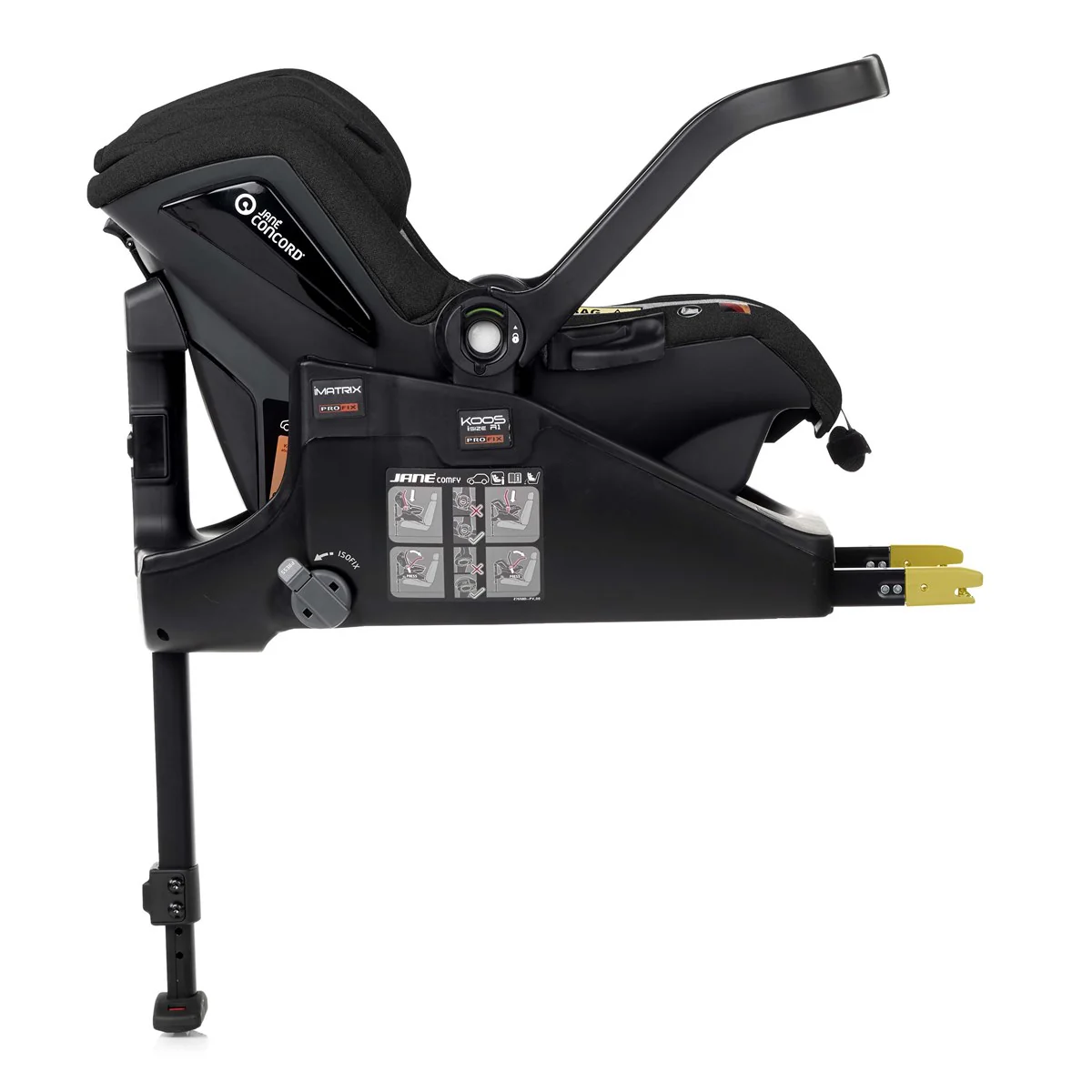 Jane Koos i-Size R1 Baby Car Seat 40 to 83cm, 0-18 Months - Image 9