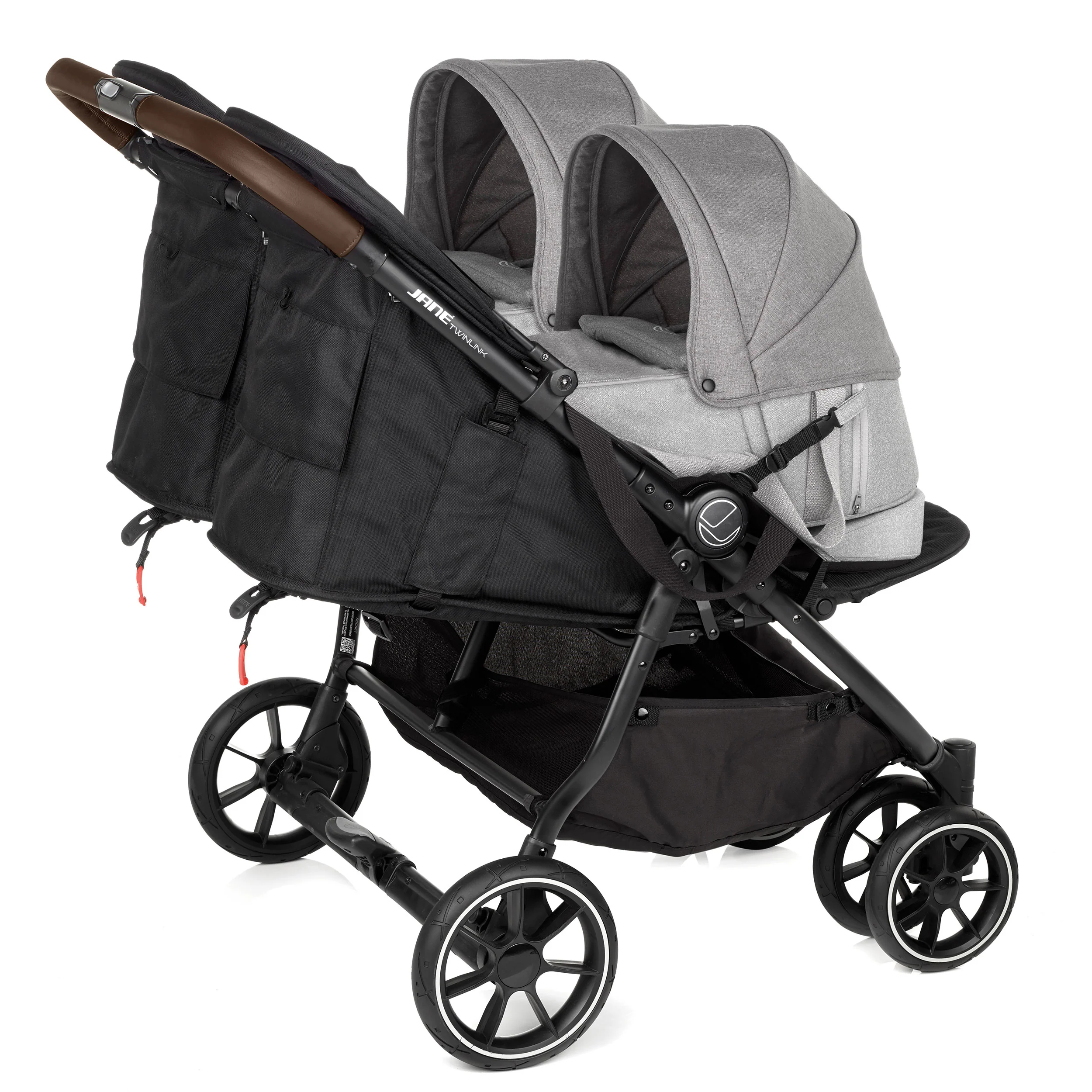 Jane Twinlink Pushchair + 2 Smart Carrycots - Image 16
