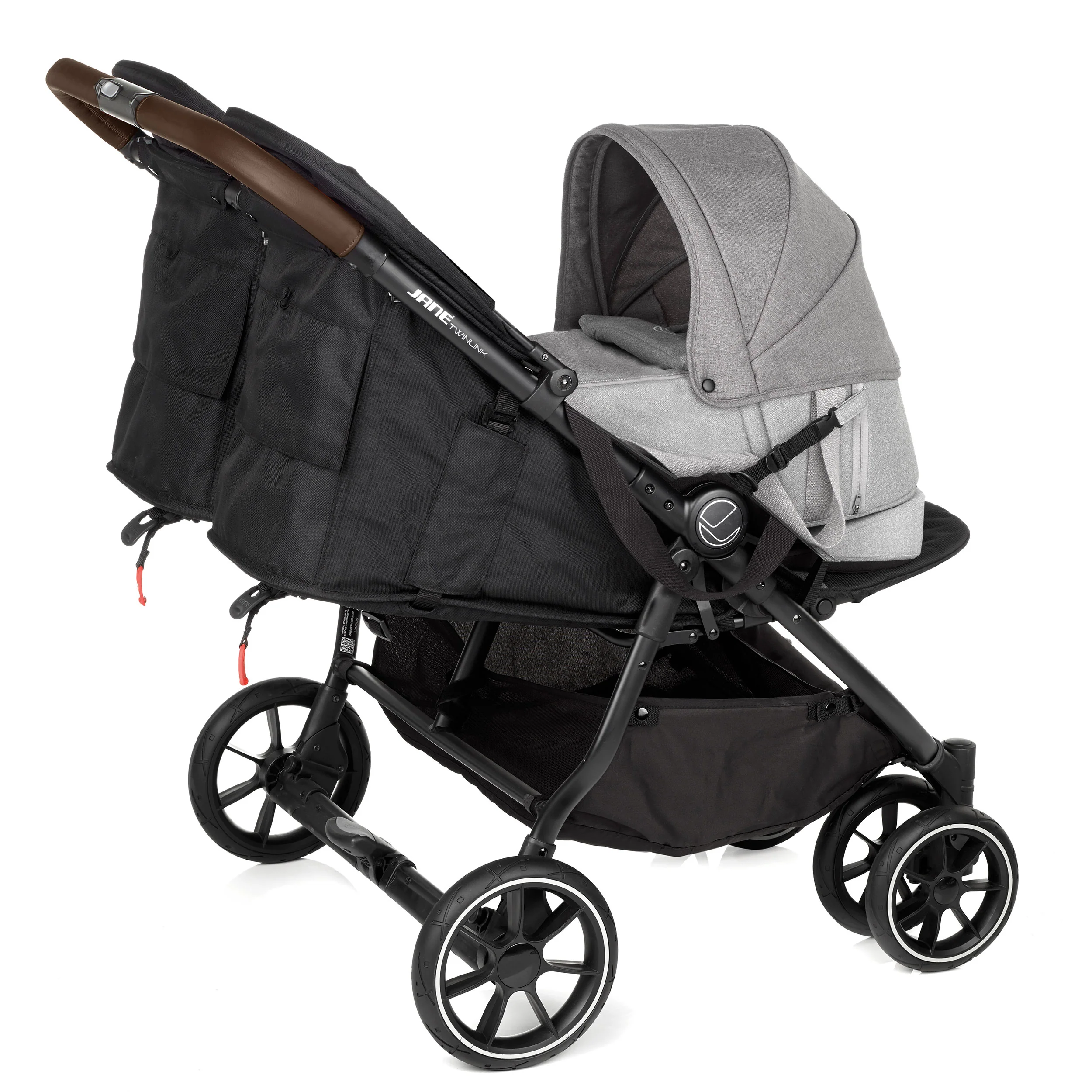 Jane Twinlink Pushchair + 2 Smart Carrycots - Image 17
