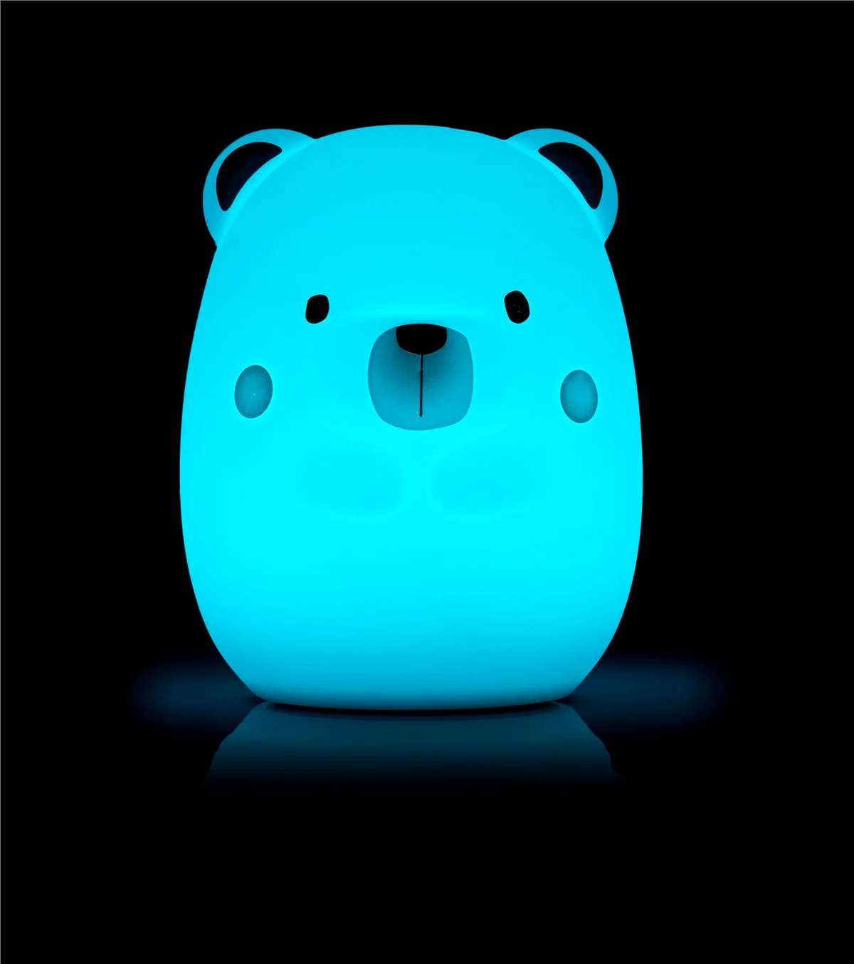 Jane Yum Bear Big Silicone Night Light – Rechargeable, Colour-Changing Sensory Lamp - Image 10