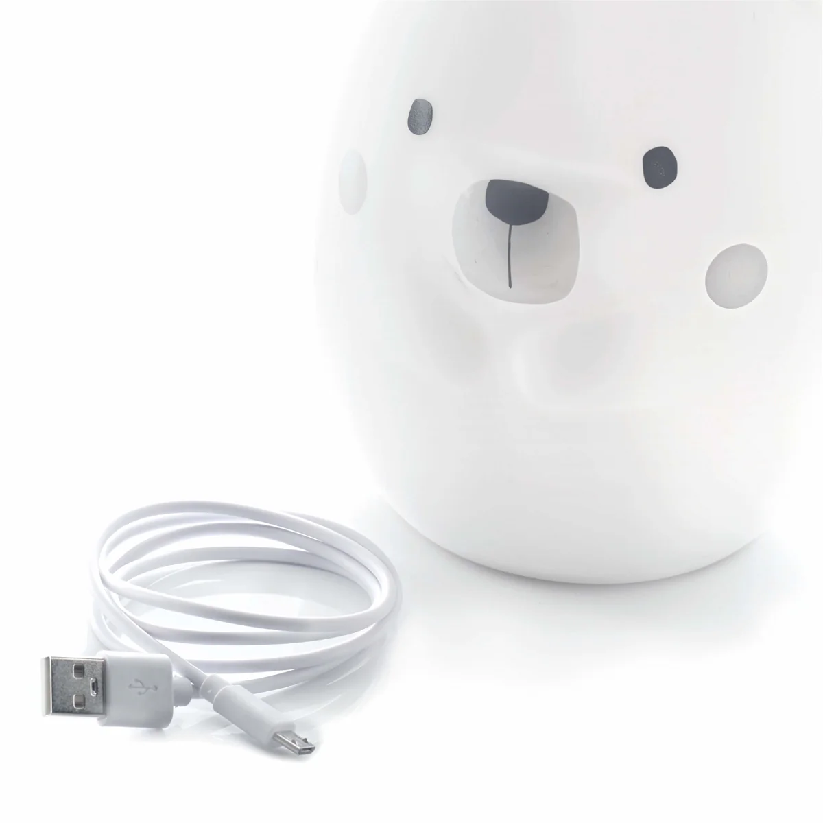 Jane Yum Bear Big Silicone Night Light – Rechargeable, Colour-Changing Sensory Lamp - Image 3