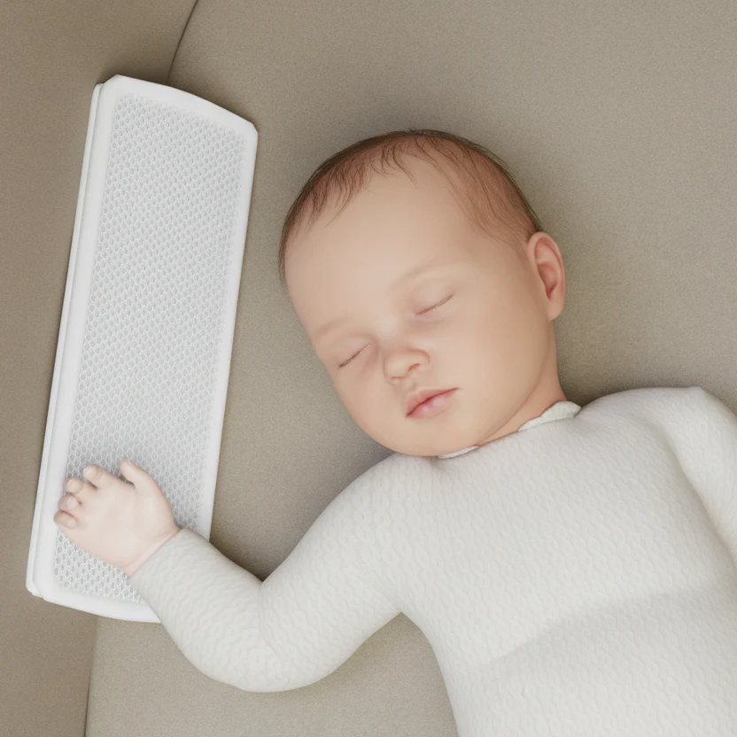 Snooze Secure 3D Air Mesh Baby Sleep Solution – Safer Sleep, Reduced CO₂ Risk - Image 3