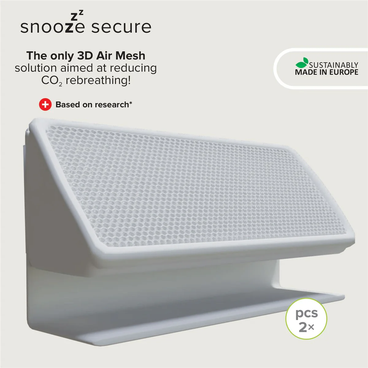 Snooze Secure 3D Air Mesh Baby Sleep Solution – Safer Sleep, Reduced CO₂ Risk - Image 9