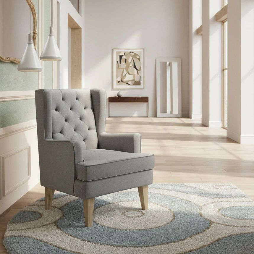 Johnston's Soothe Easy Deluxe Nursery Chair & Rocker – 2-in-1 Nursing & Feeding Chair, Grey - Image 13