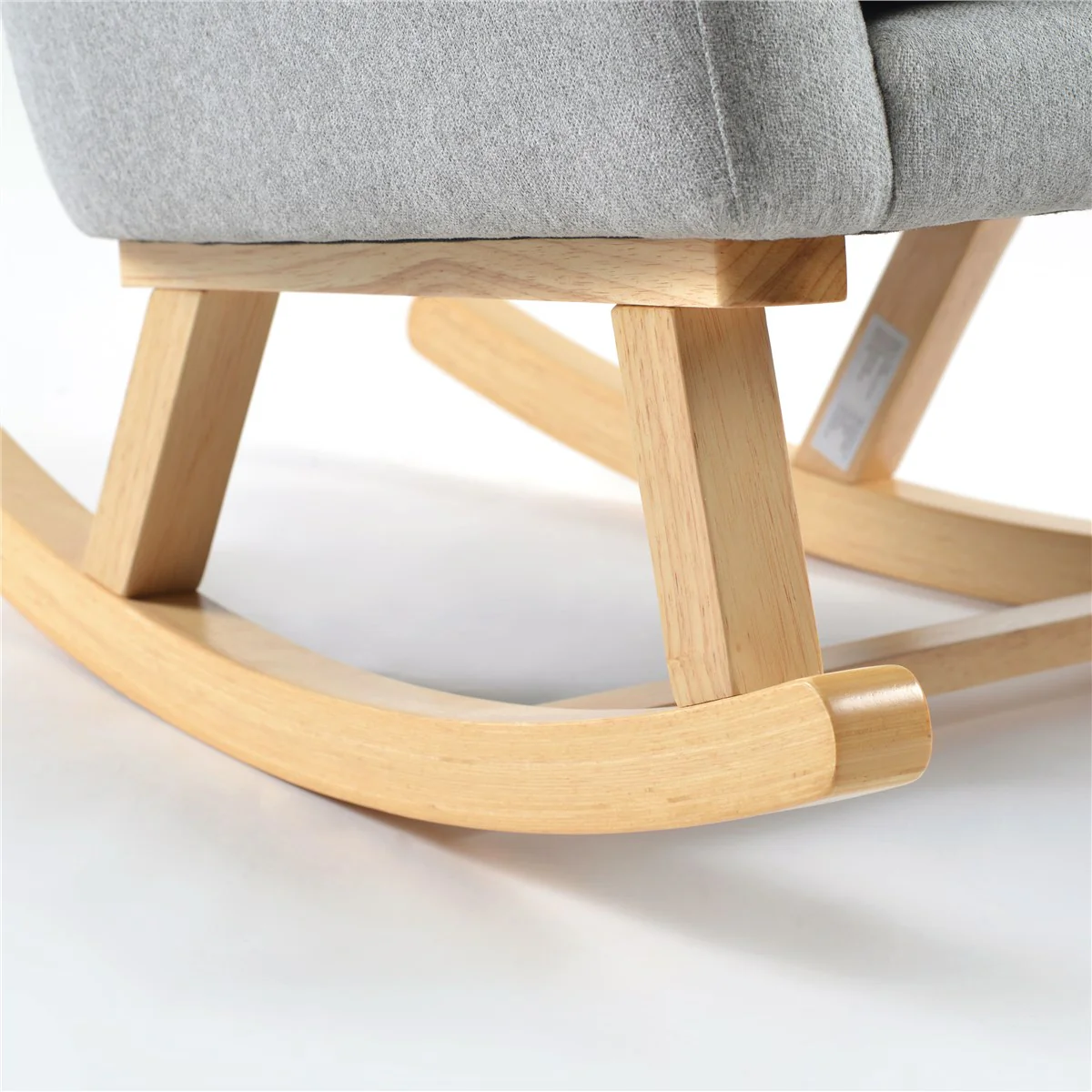 Johnston's Willow Nursing Rocking Chair & Footstool Set – Ergonomic Comfort for Feeding & Relaxing, Grey - Image 7