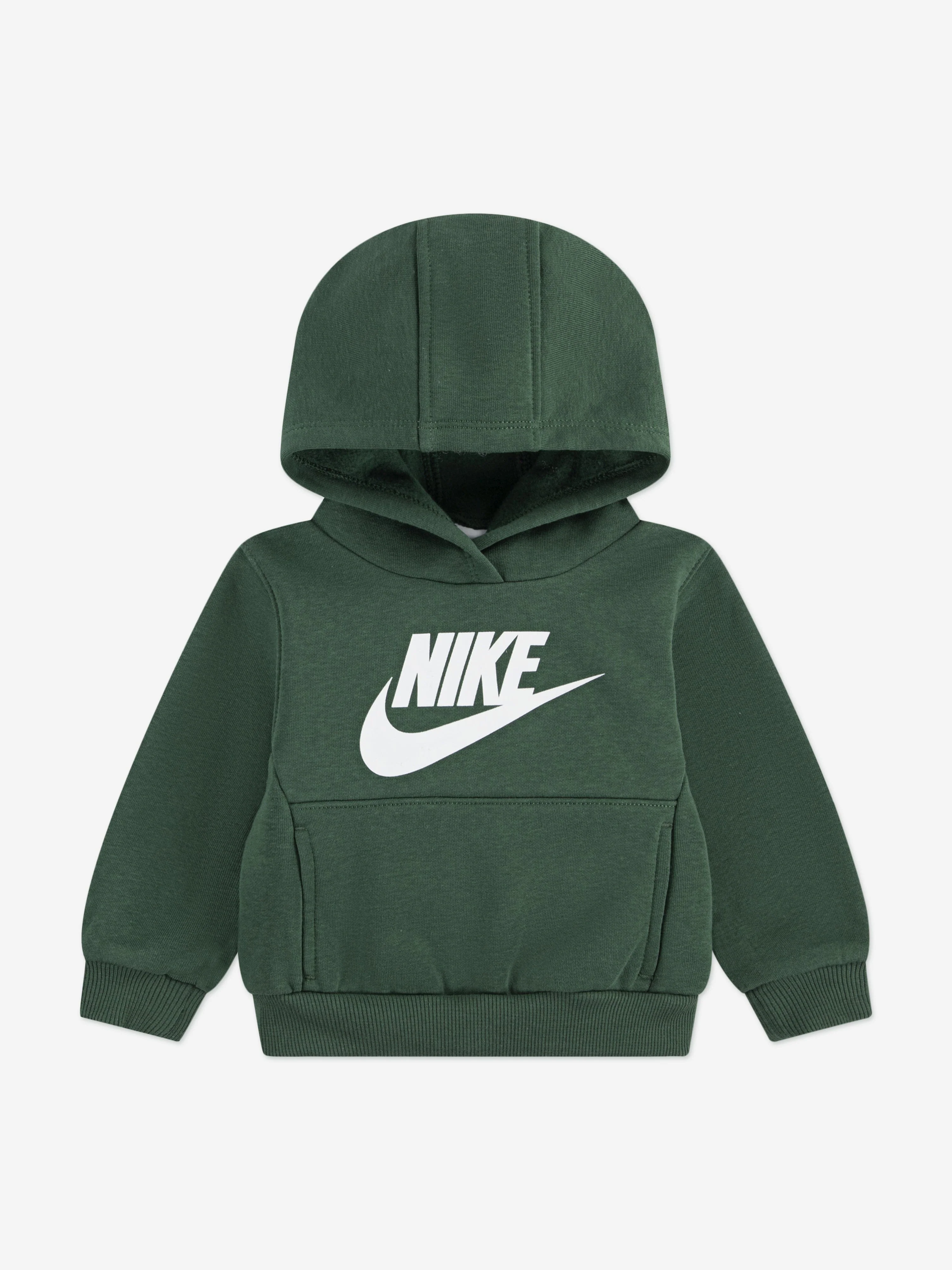 Nike Kids Club Fleece Tracksuit in Green - Image 3