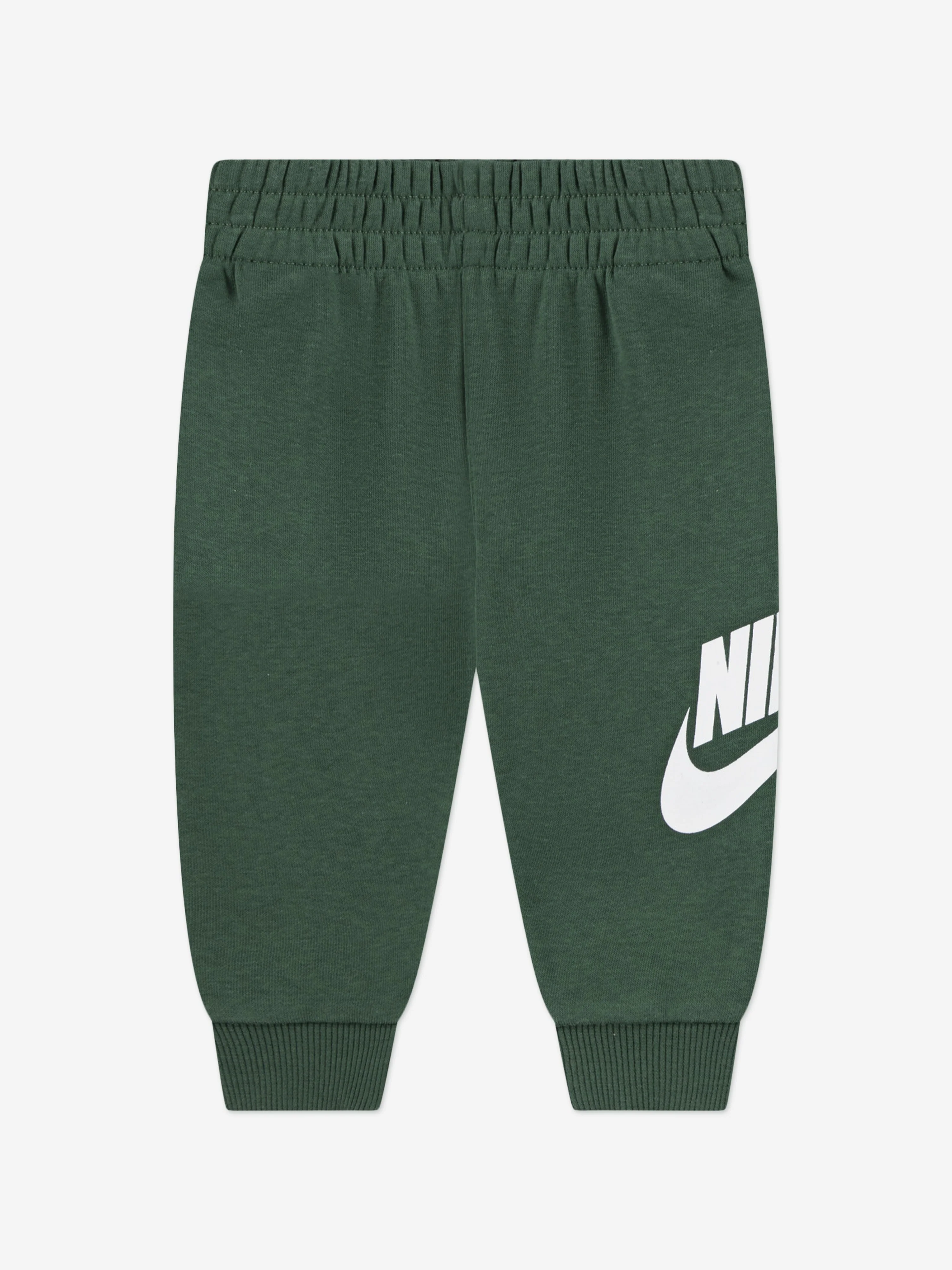 Nike Kids Club Fleece Tracksuit in Green - Image 4