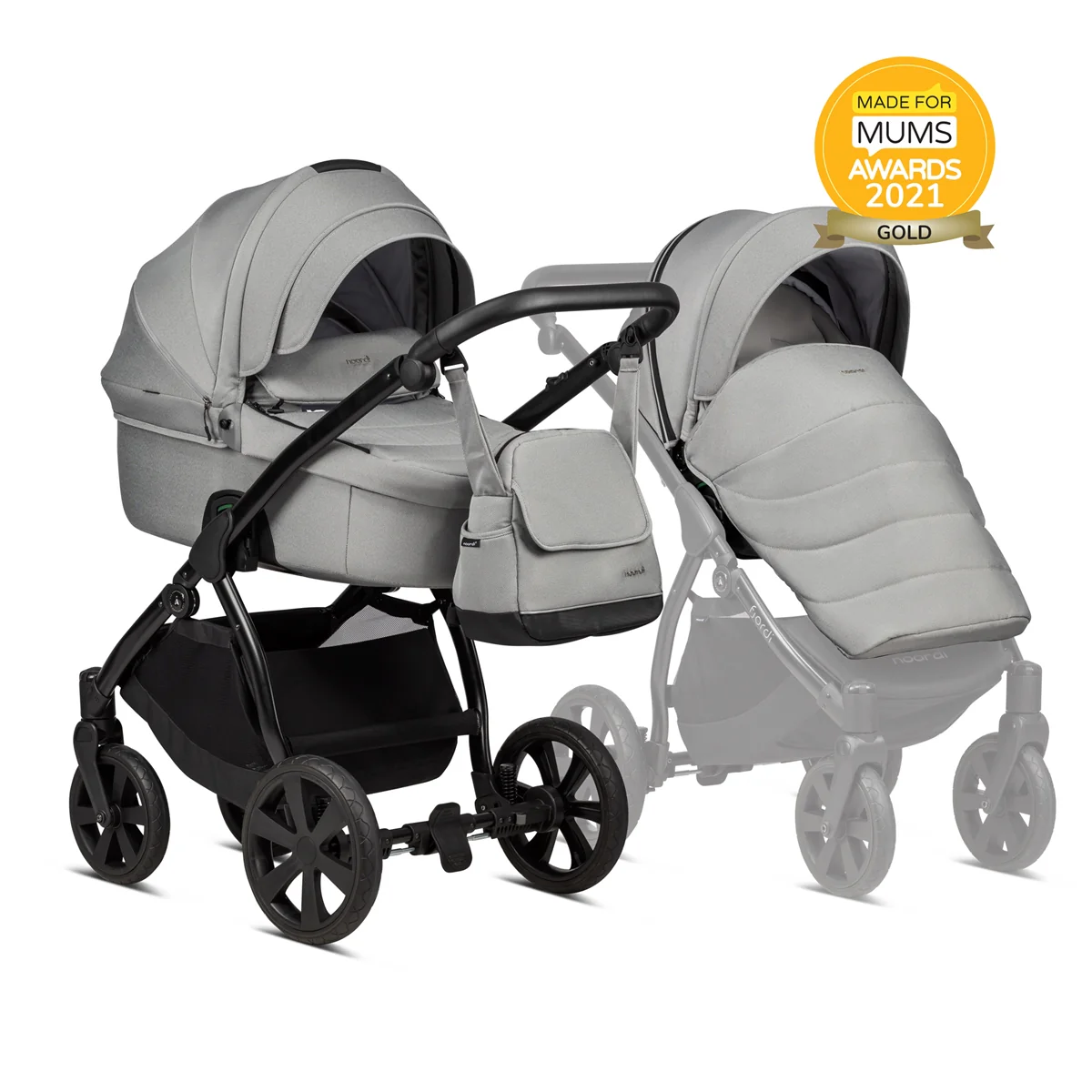 Noordi Fjordi V1 2in1 Pushchair with ThermoCot™ Carrycot - Image 12