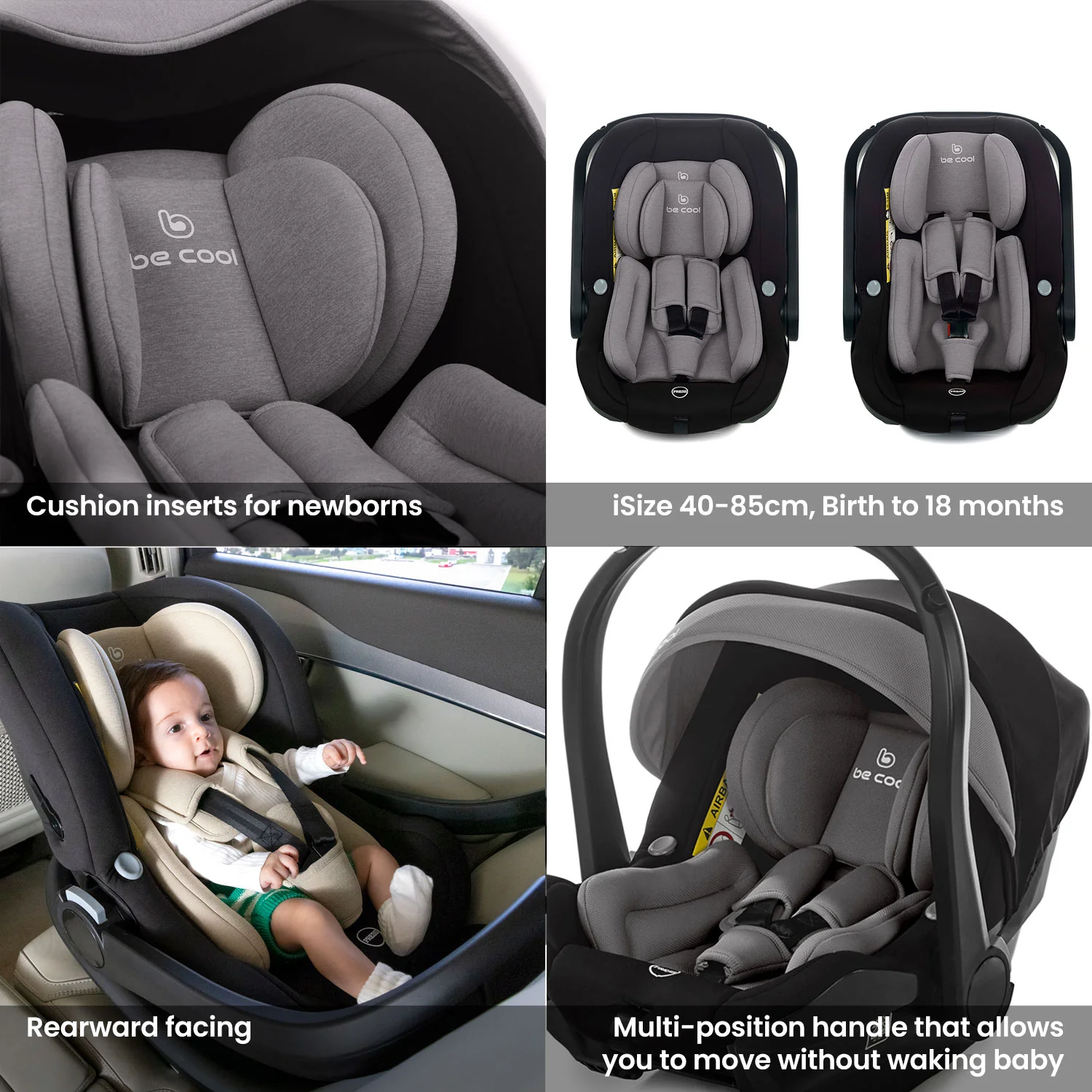 Noordi Fjordi V1 Leather 3in1 with Travel Carrier Car Seat - Image 19