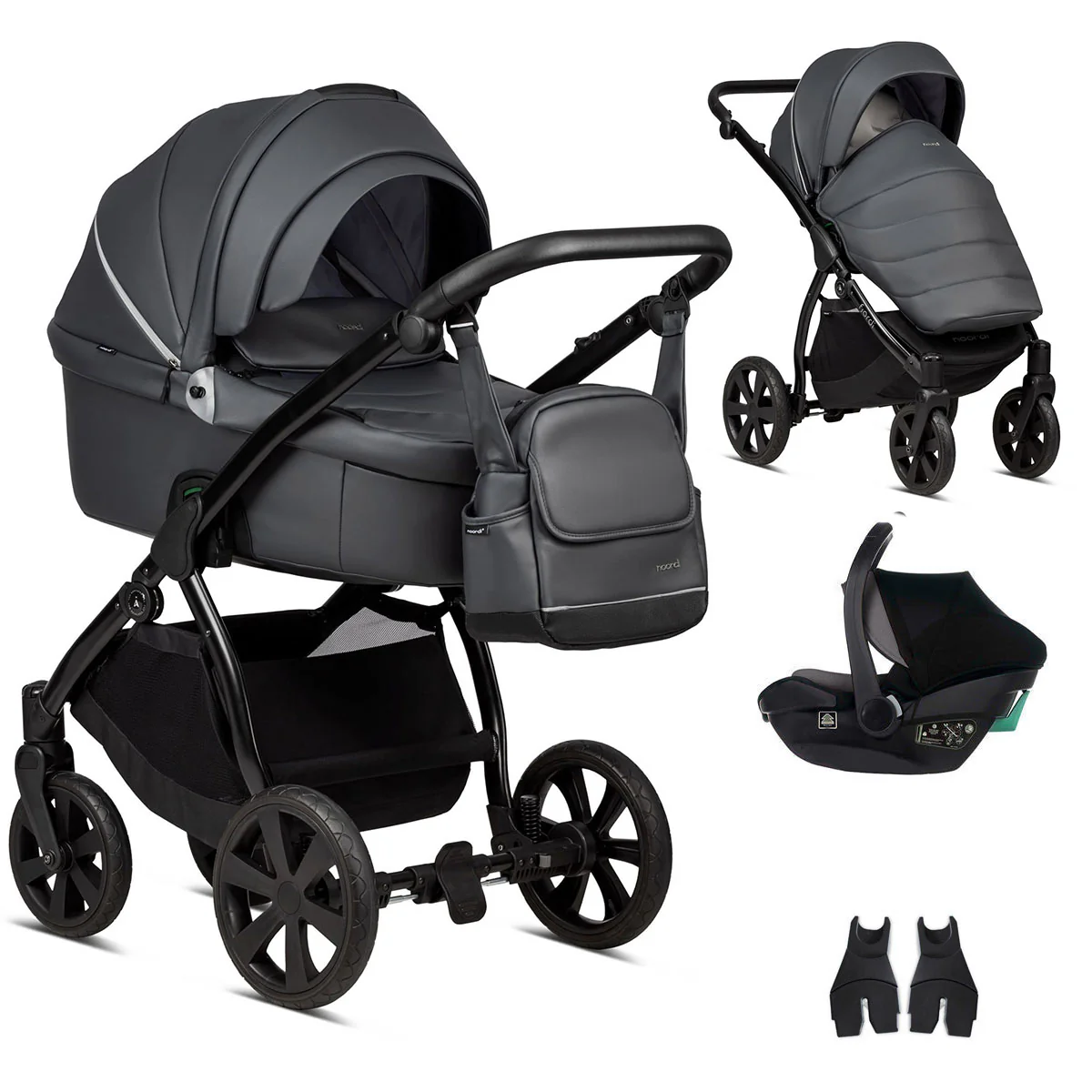 Noordi Fjordi V1 Leather 3in1 with Travel Carrier Car Seat - Image 22