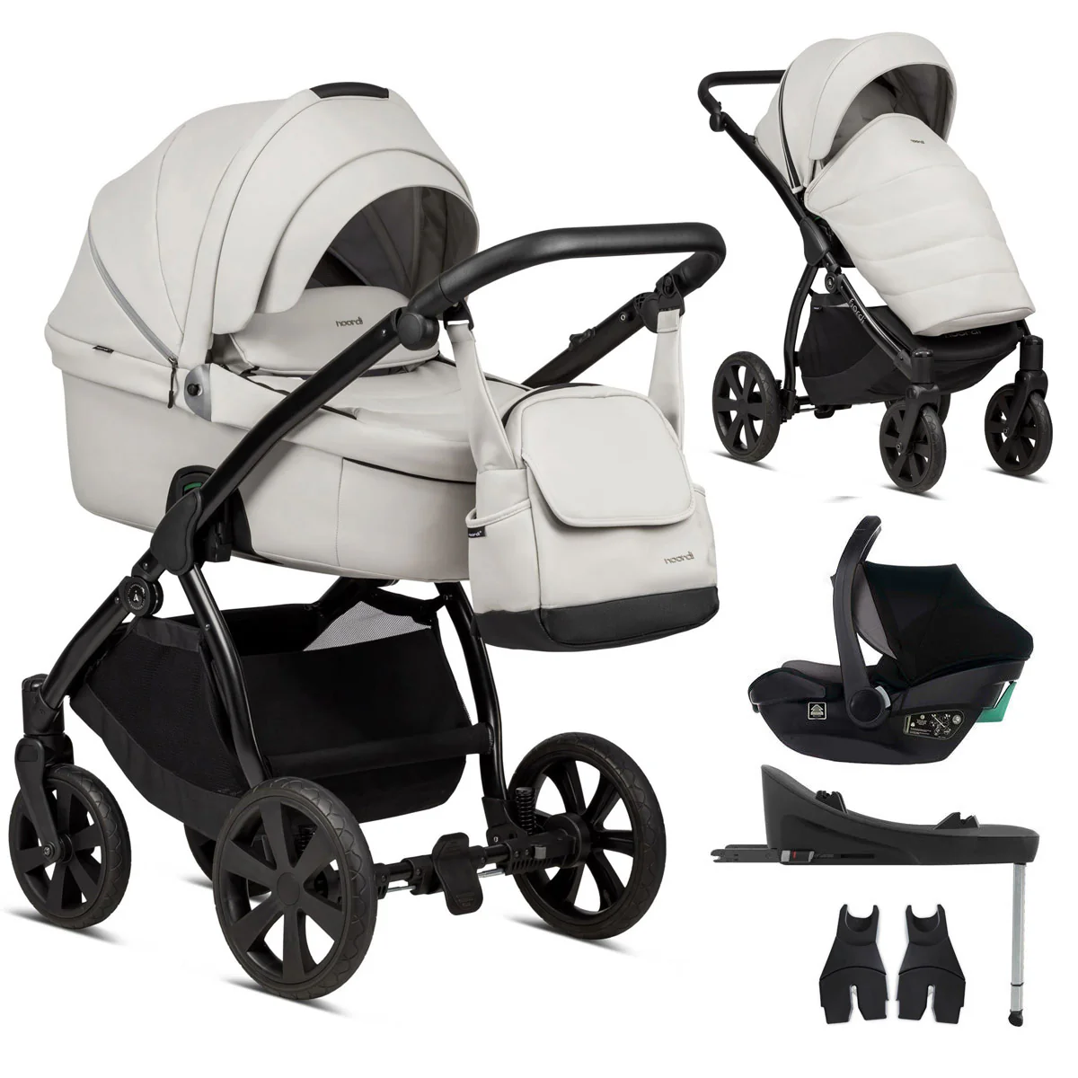 Noordi Fjordi V1 Leather 3in1 with Travel Carrier Car Seat - Image 6